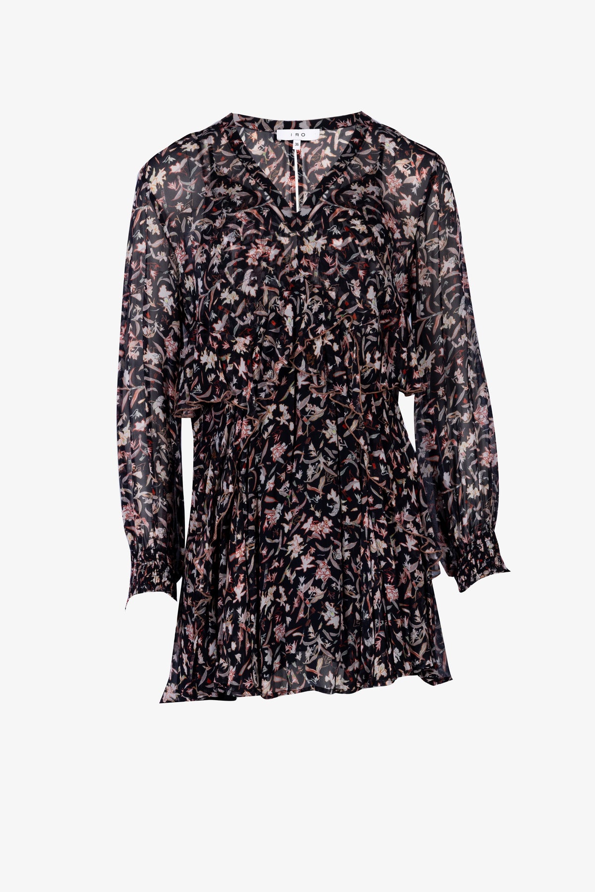 Celiane Printed Georgette Mini Dress