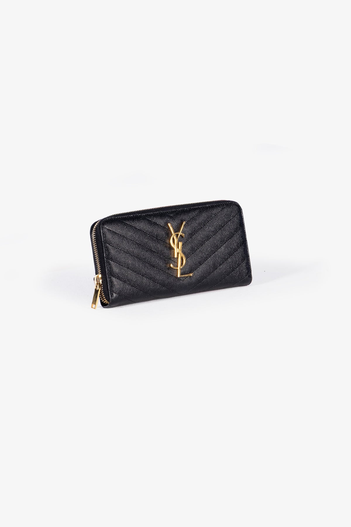 Cassandre Matelassé Zip Around Wallet
