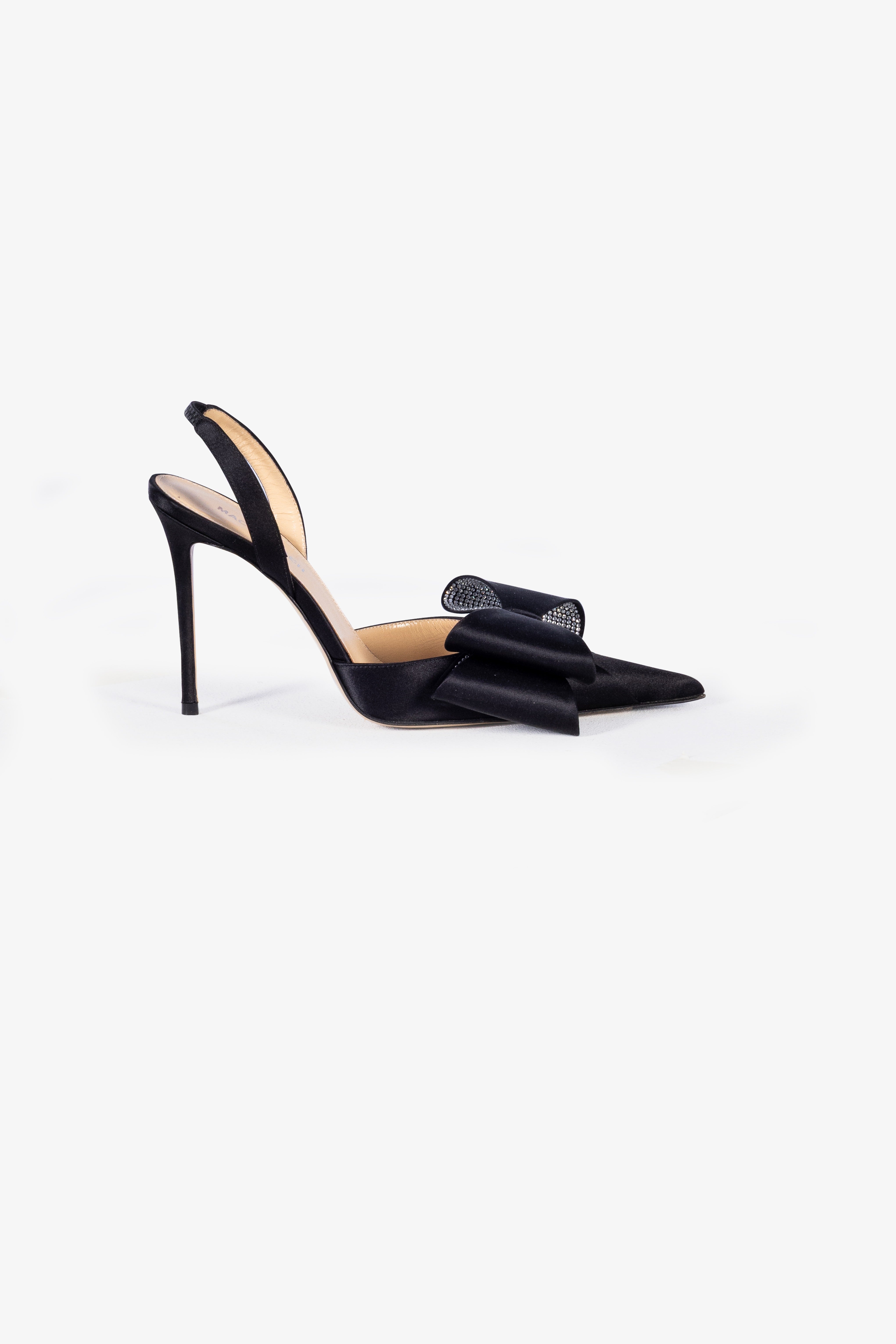 Le Cadeau Satin Slingback Pumps