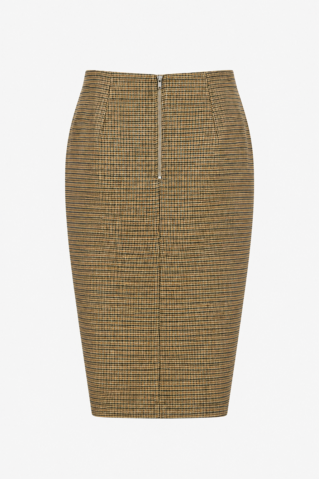 Draped Jacquard Midi Skirt