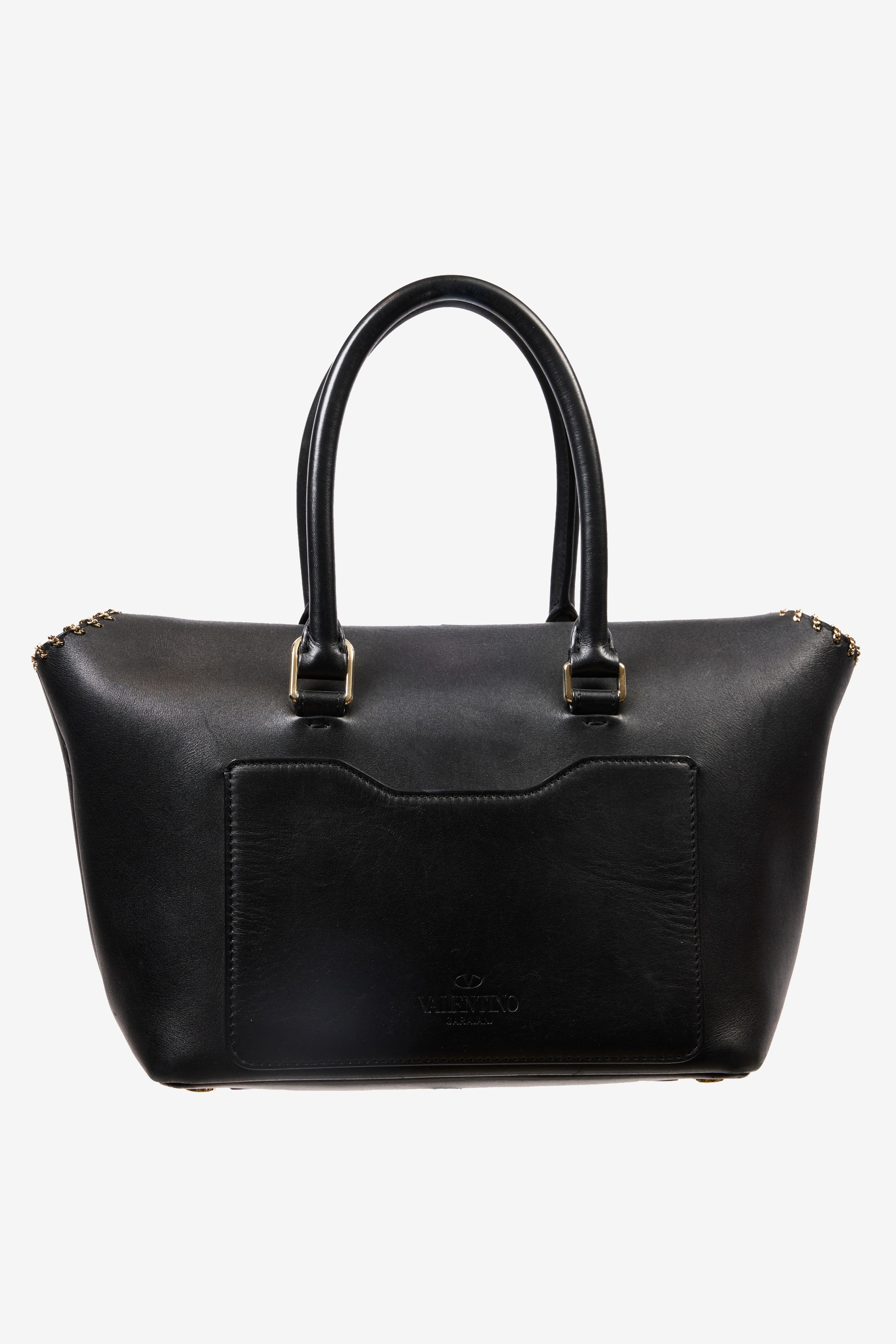 Leather Demilune Bag