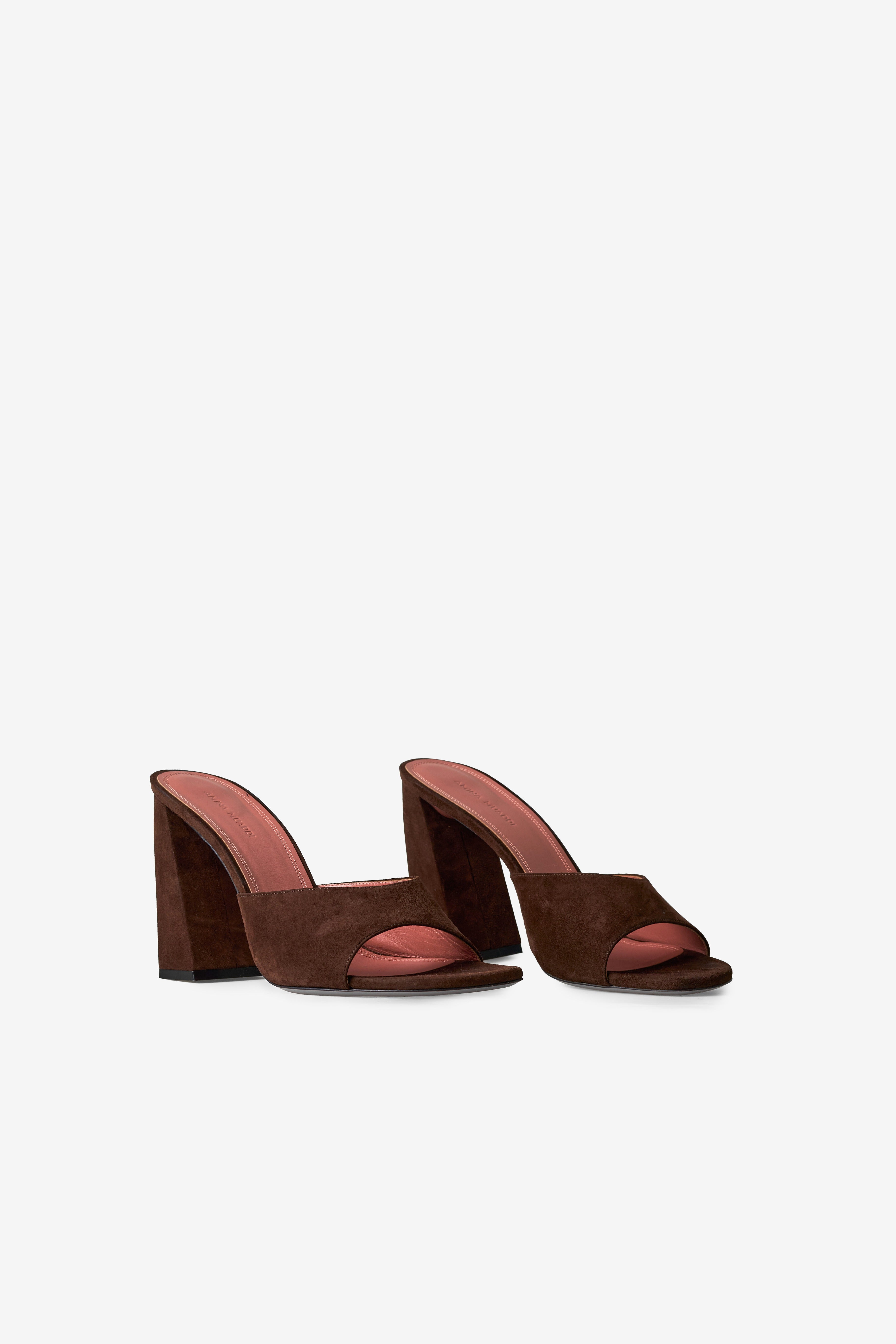 Suede Mules