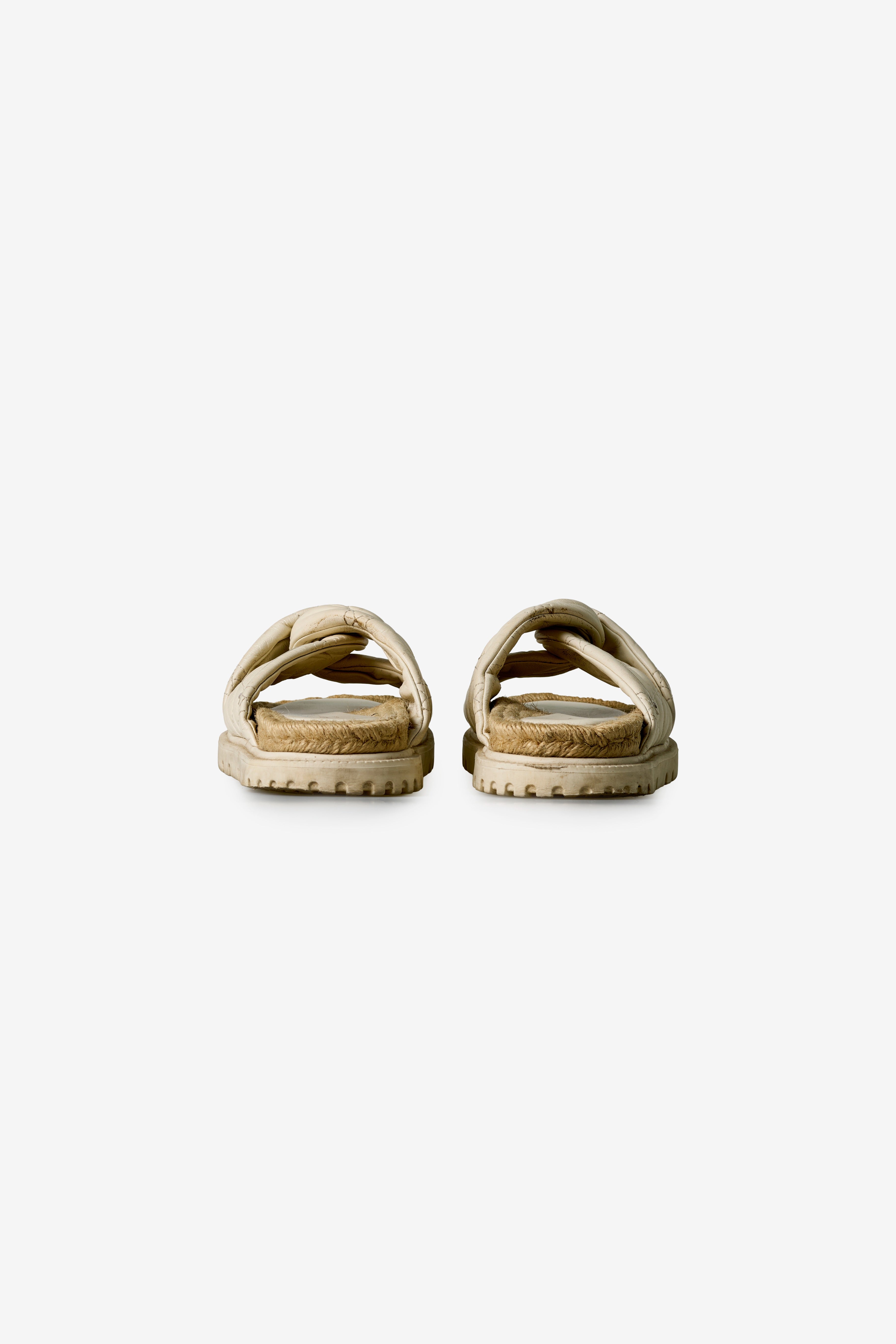 D-Twist Espadrille Platform Sandals