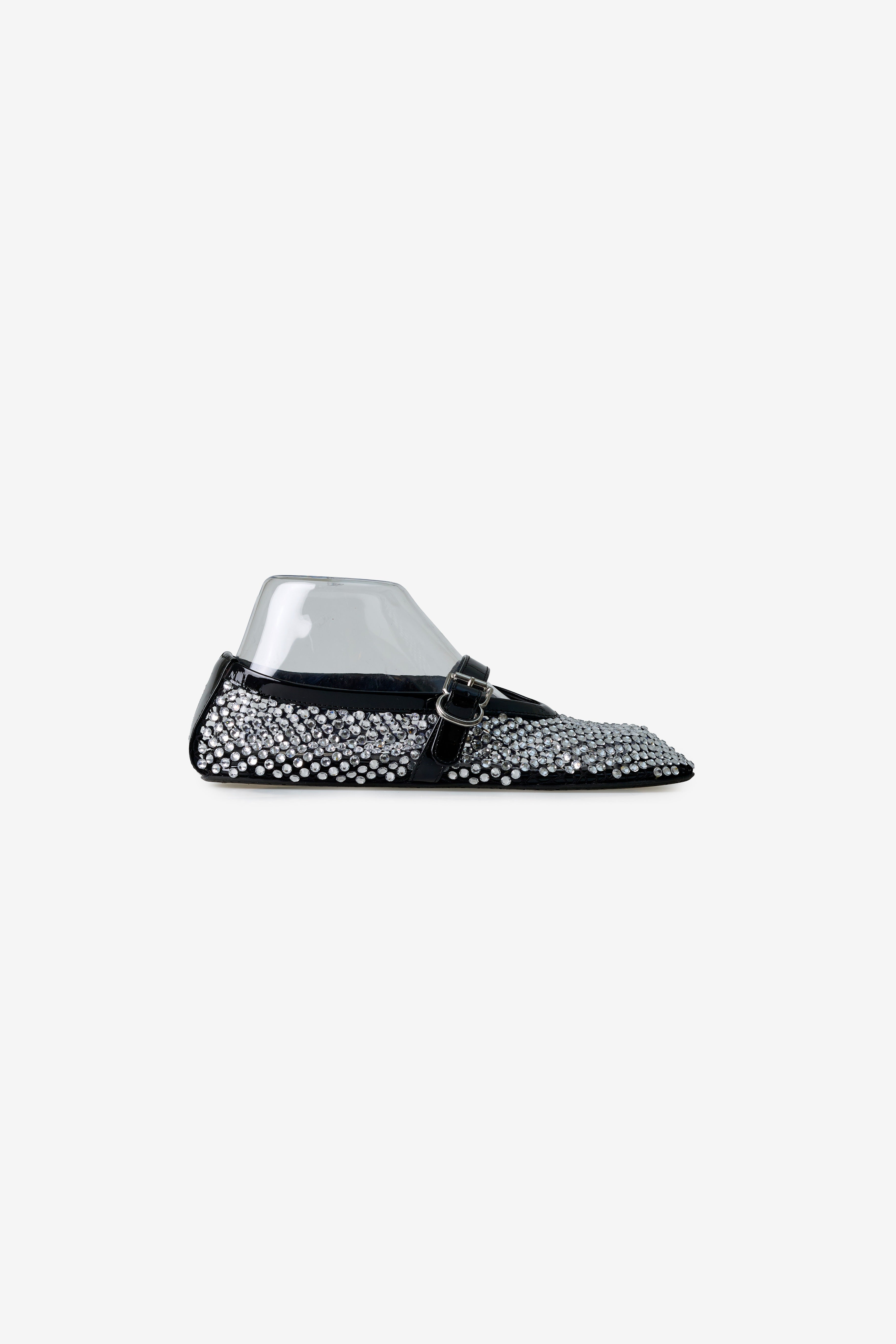 Alaia Fishnet Ballet Flats