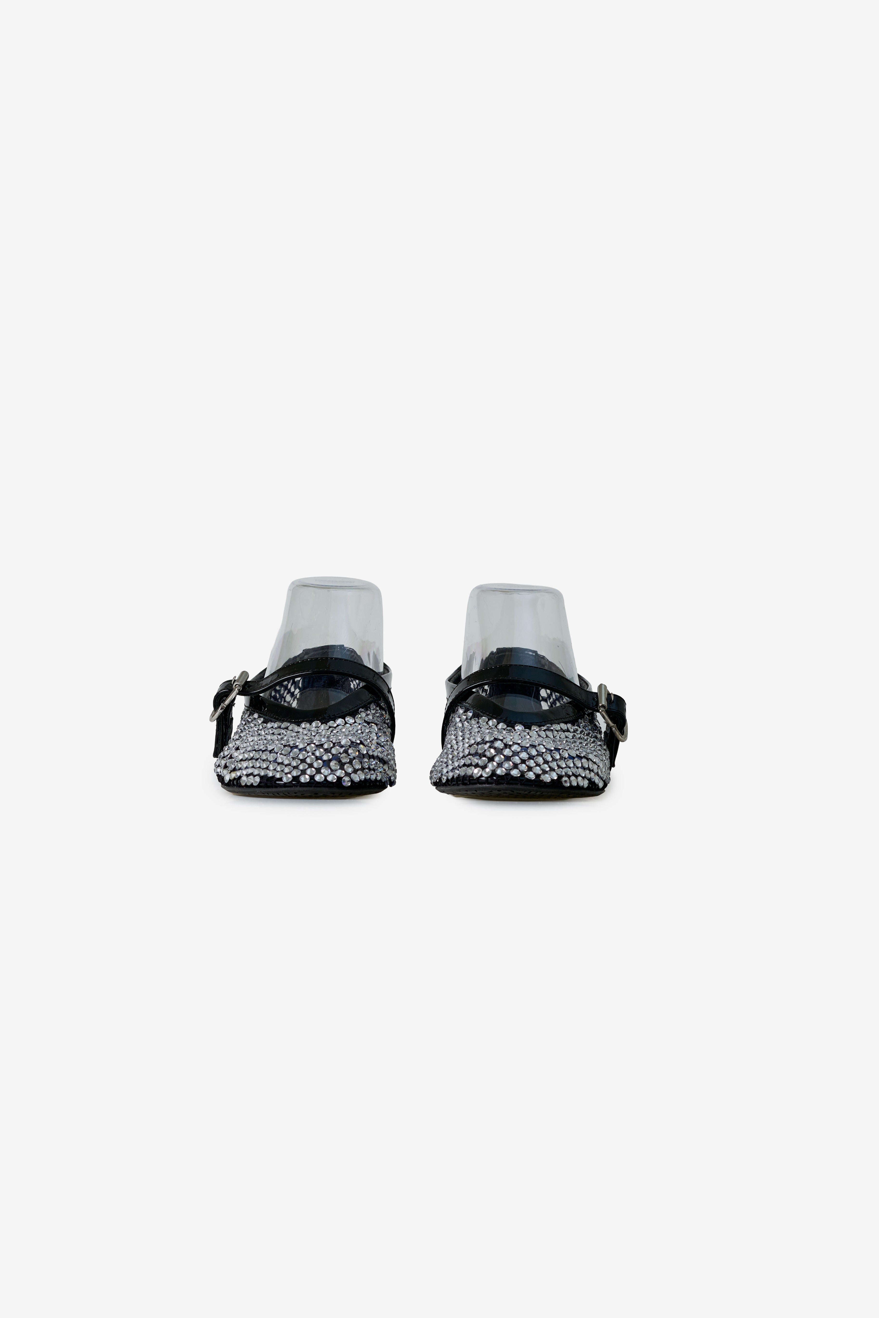 Alaia Fishnet Ballet Flats