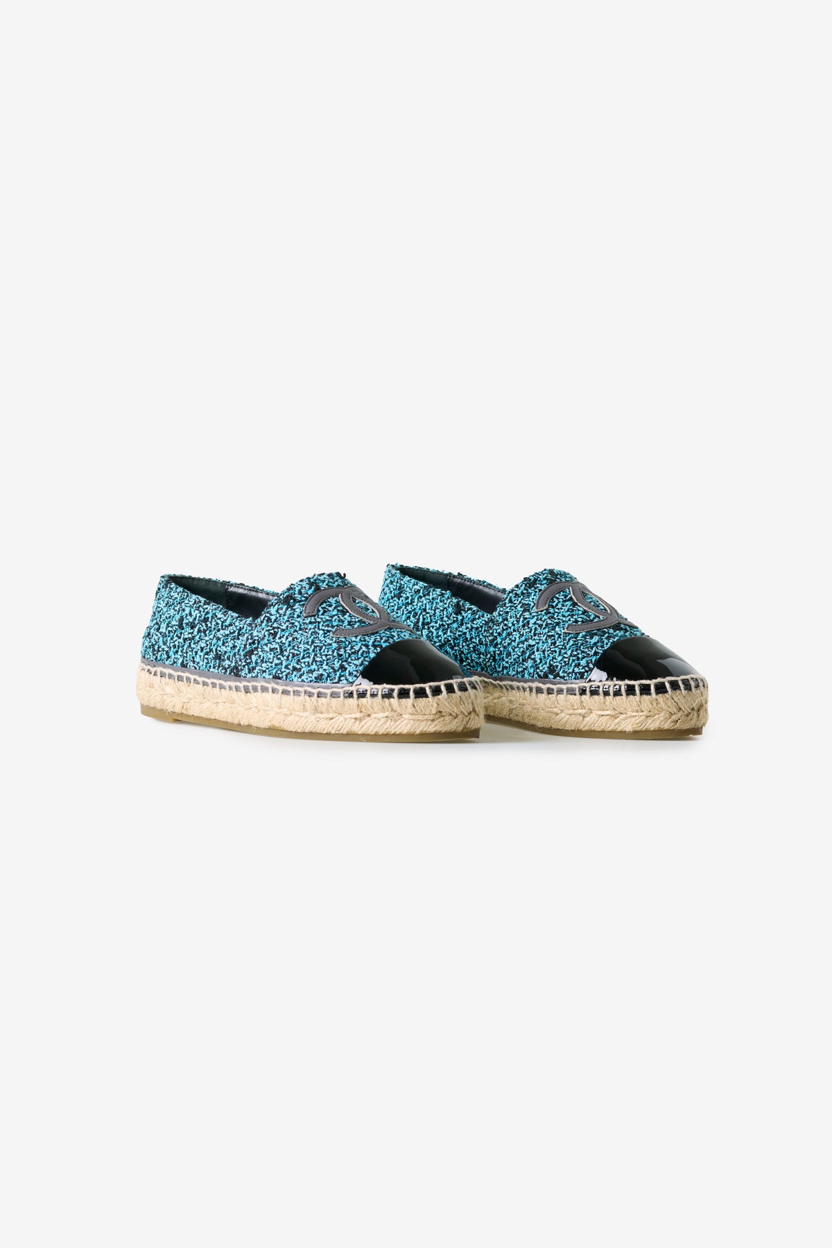 Tweed CC Espadrille Flat