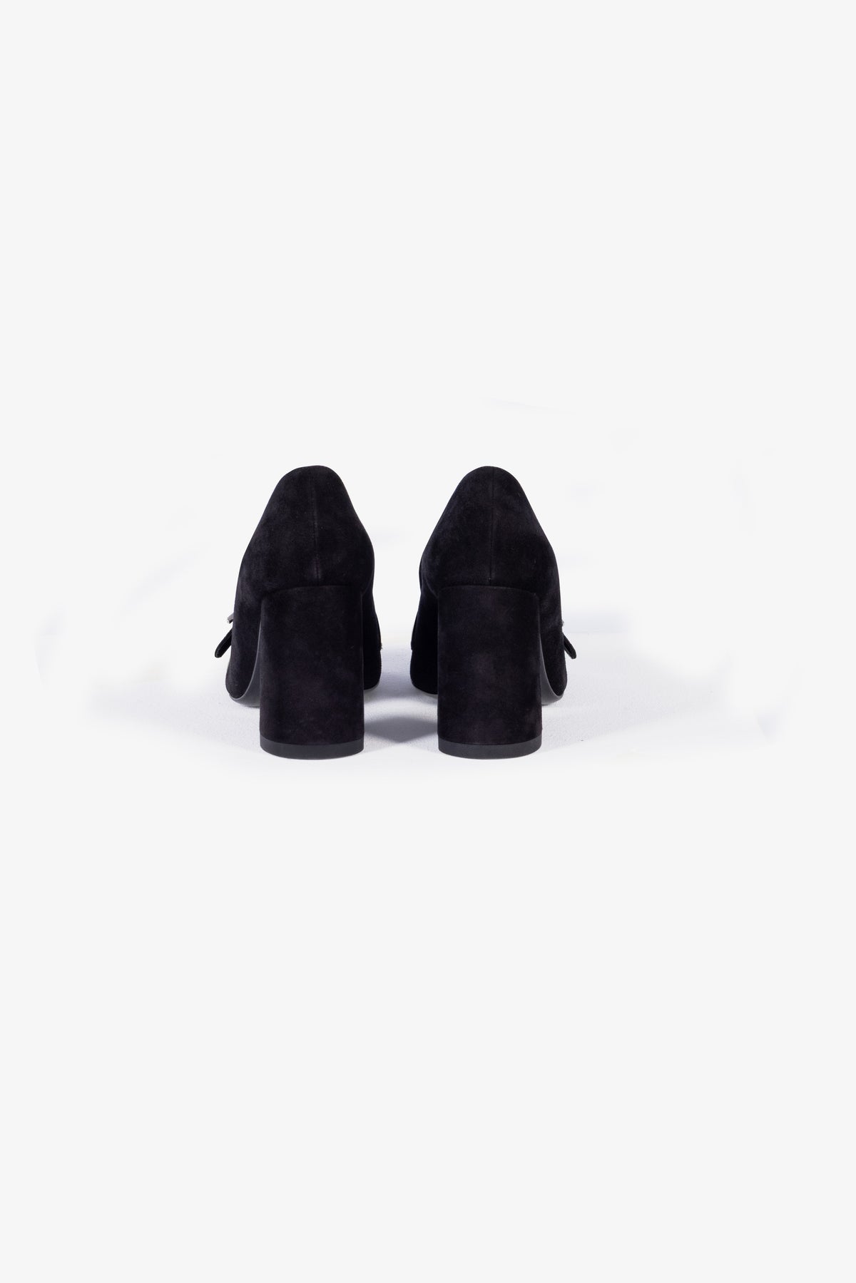 Suede High-Heel Pumps