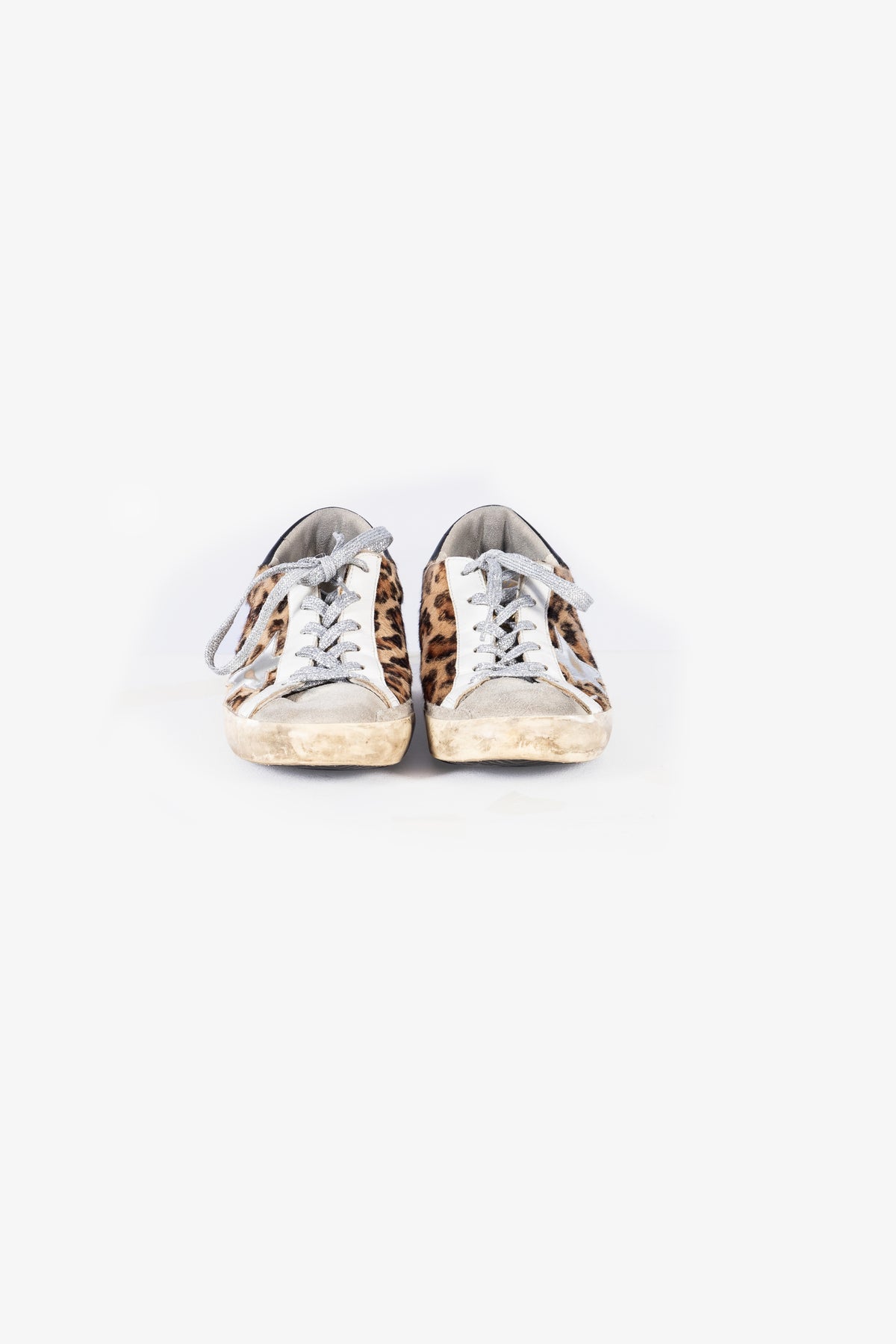 Super Star Leopard Print Sneakers