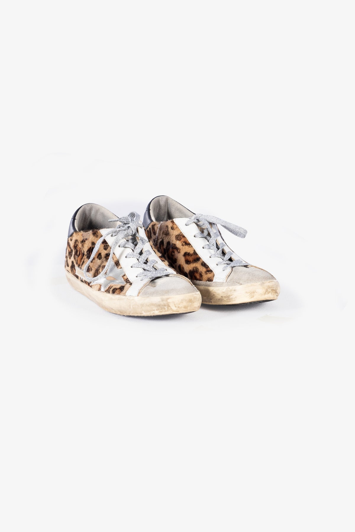 Super Star Leopard Print Sneakers