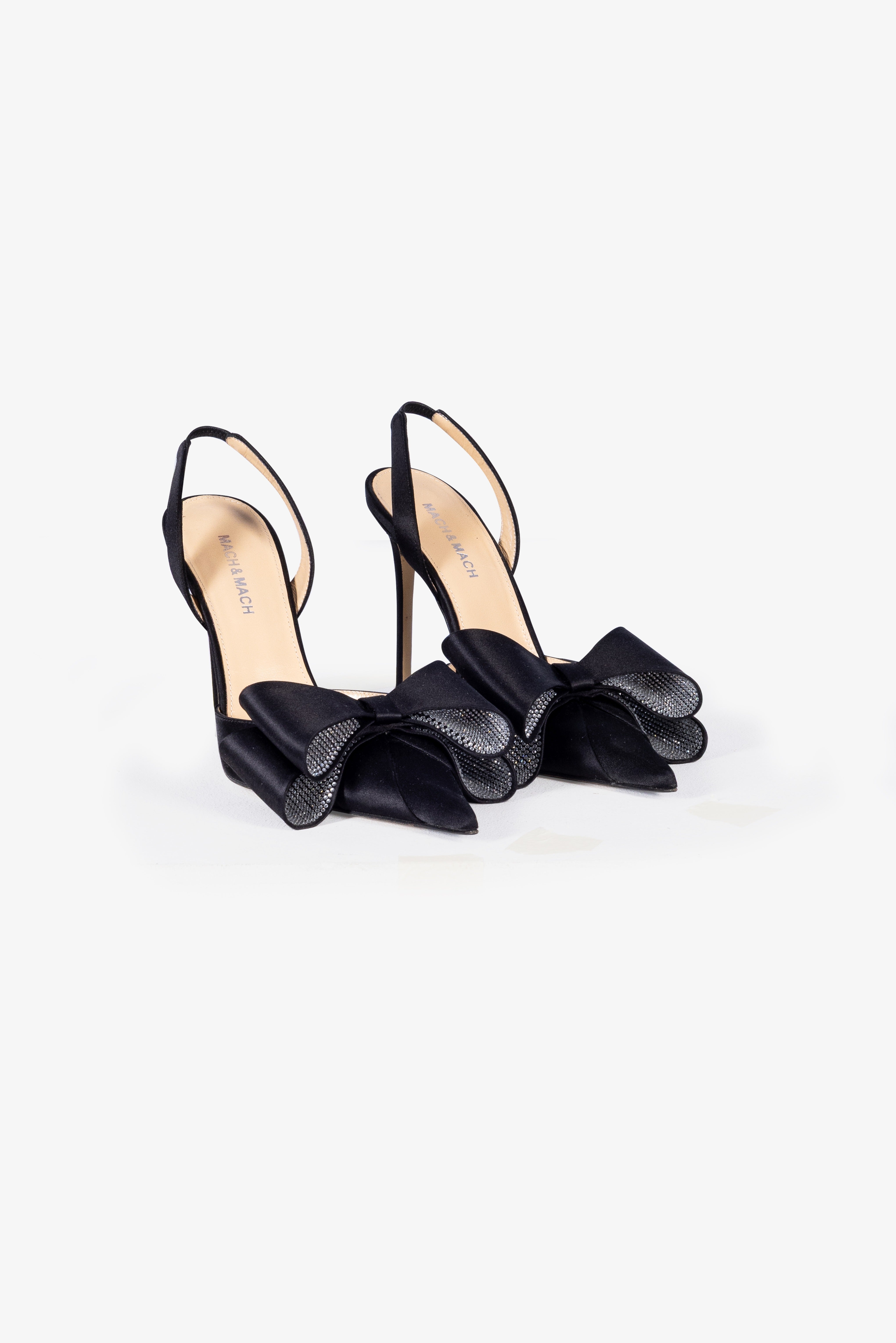 Le Cadeau Satin Slingback Pumps