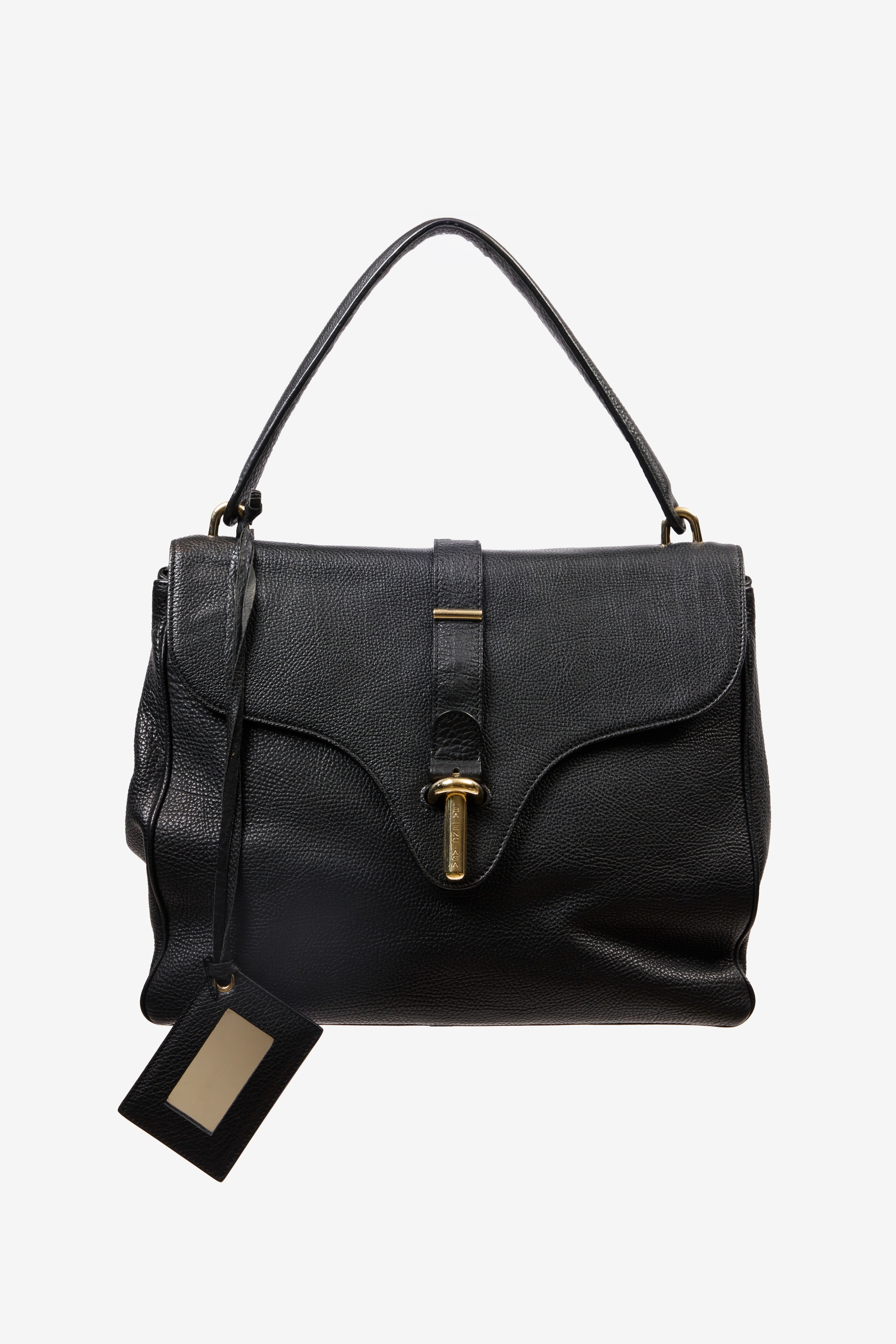 Tube Square Leather Bag
