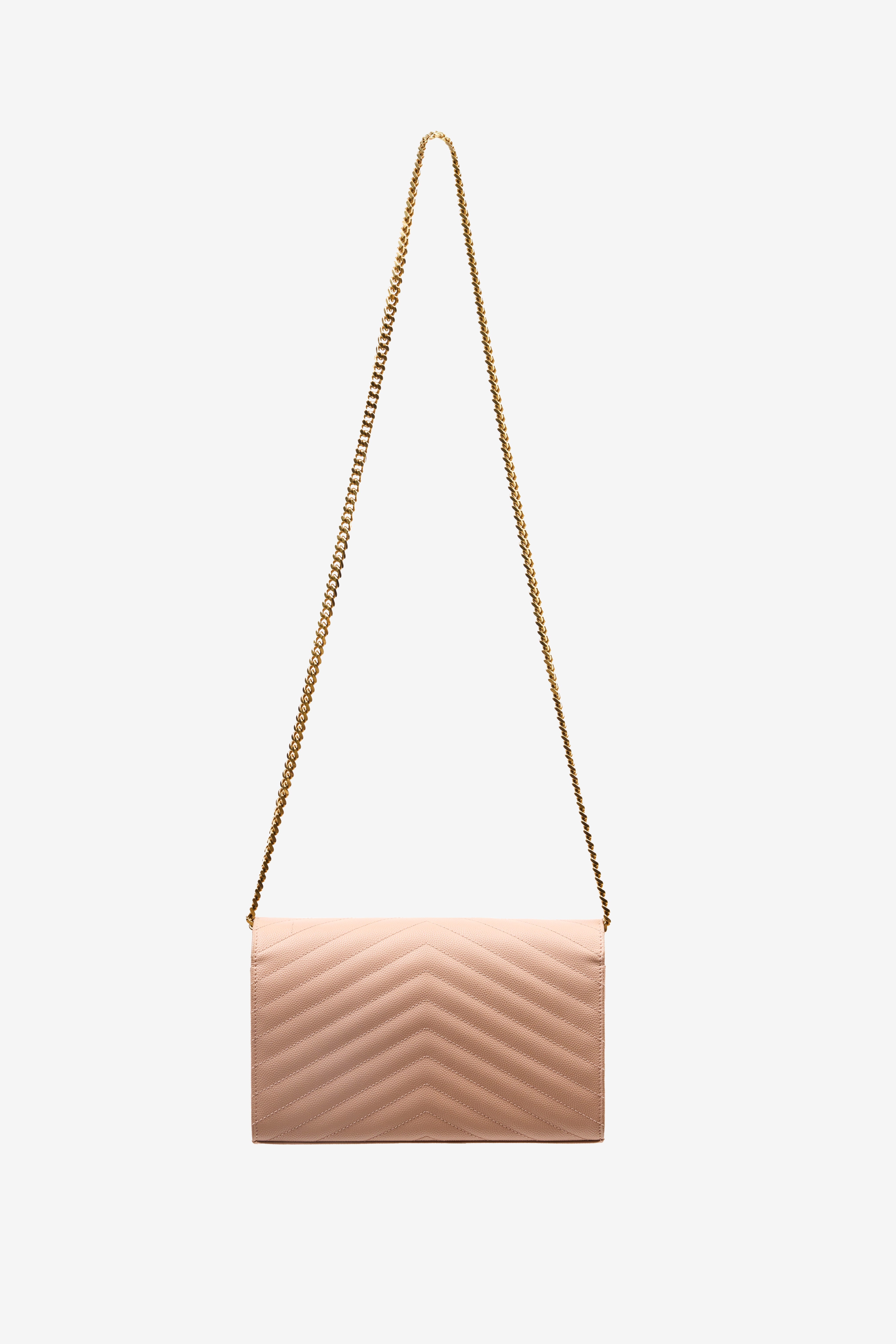 Cassandre Envelope Chain Wallet In Leather