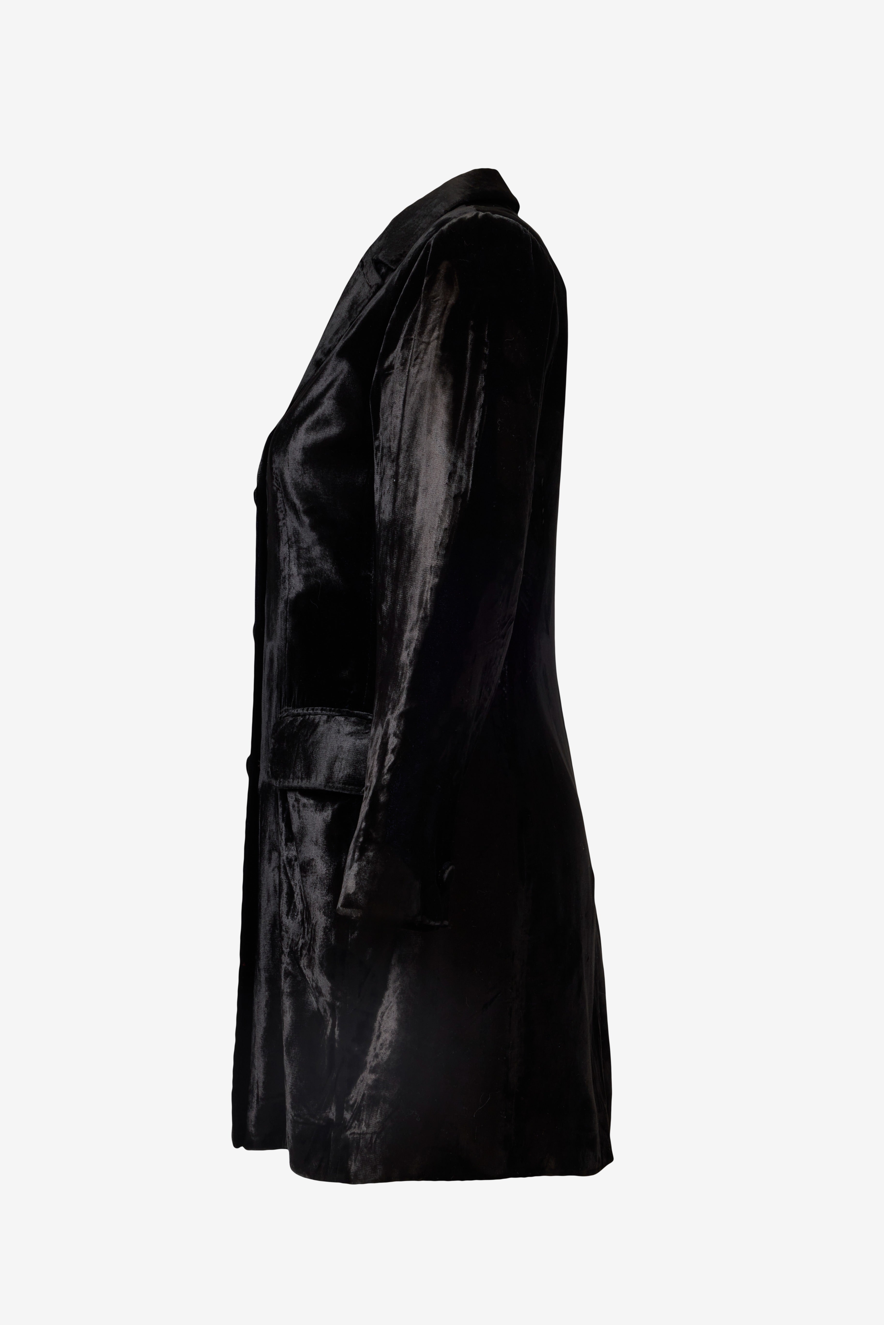 Kadife Uzun Blazer