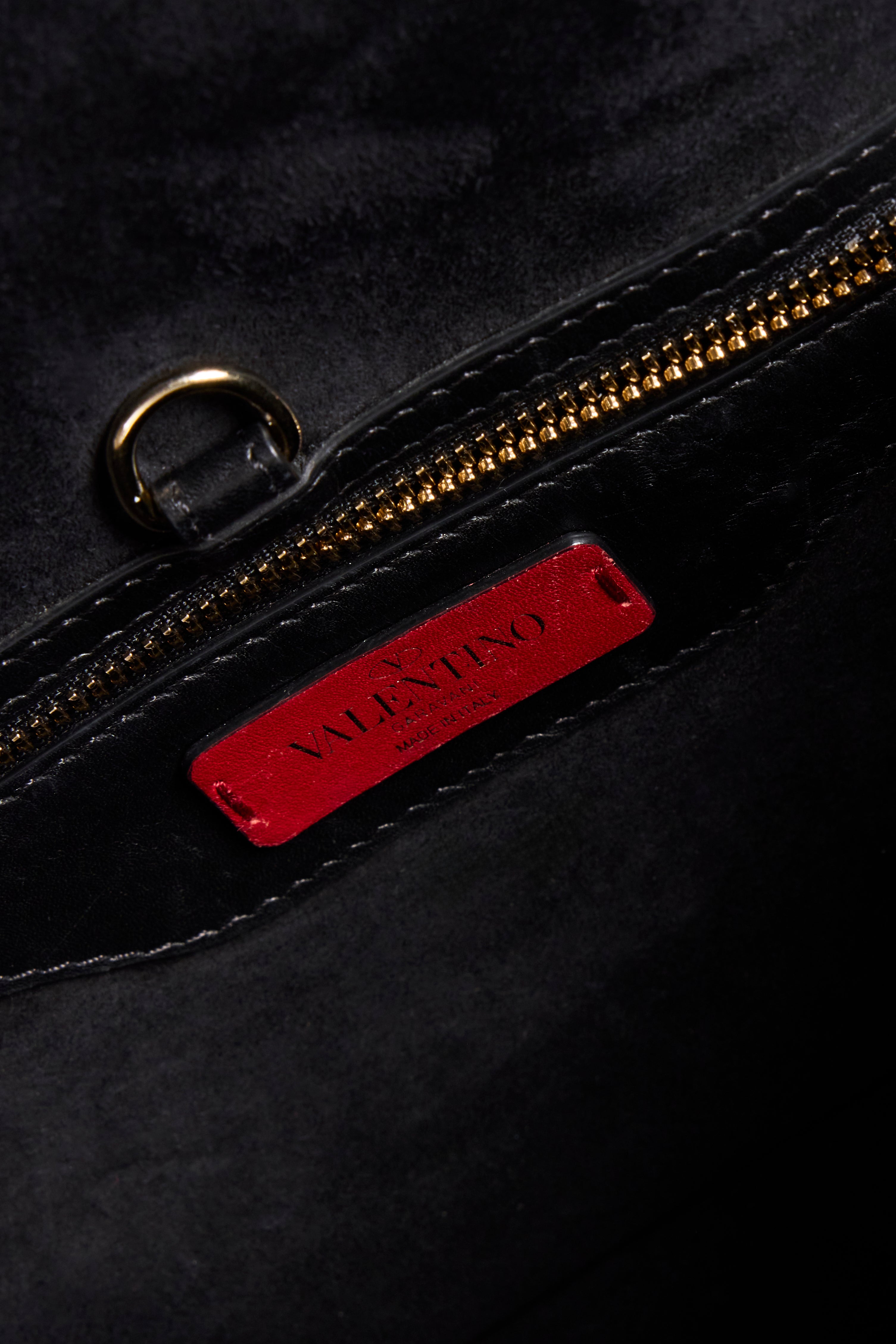 Leather Demilune Bag