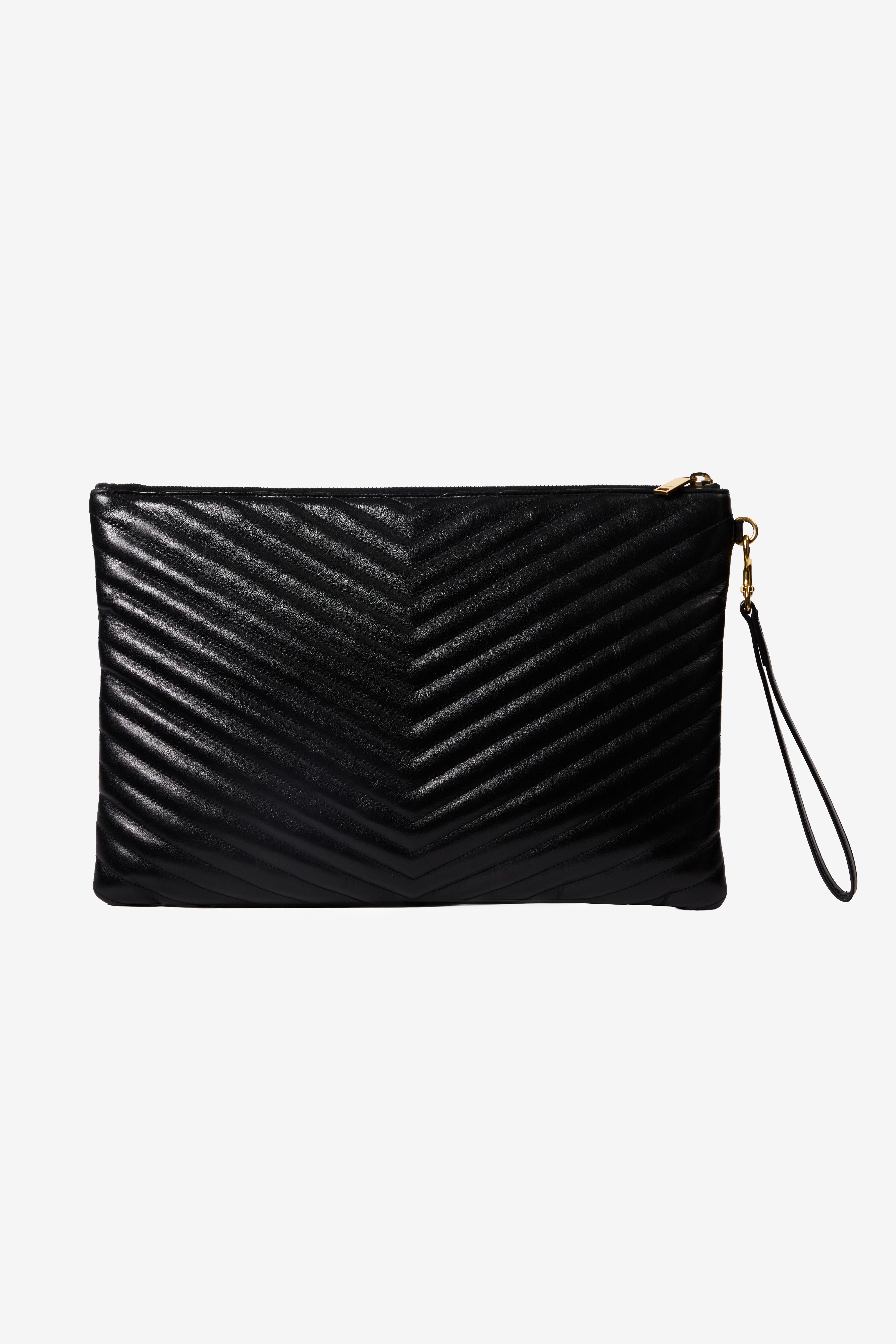 Cassandre Matelasse Medium Monogramme Clutch