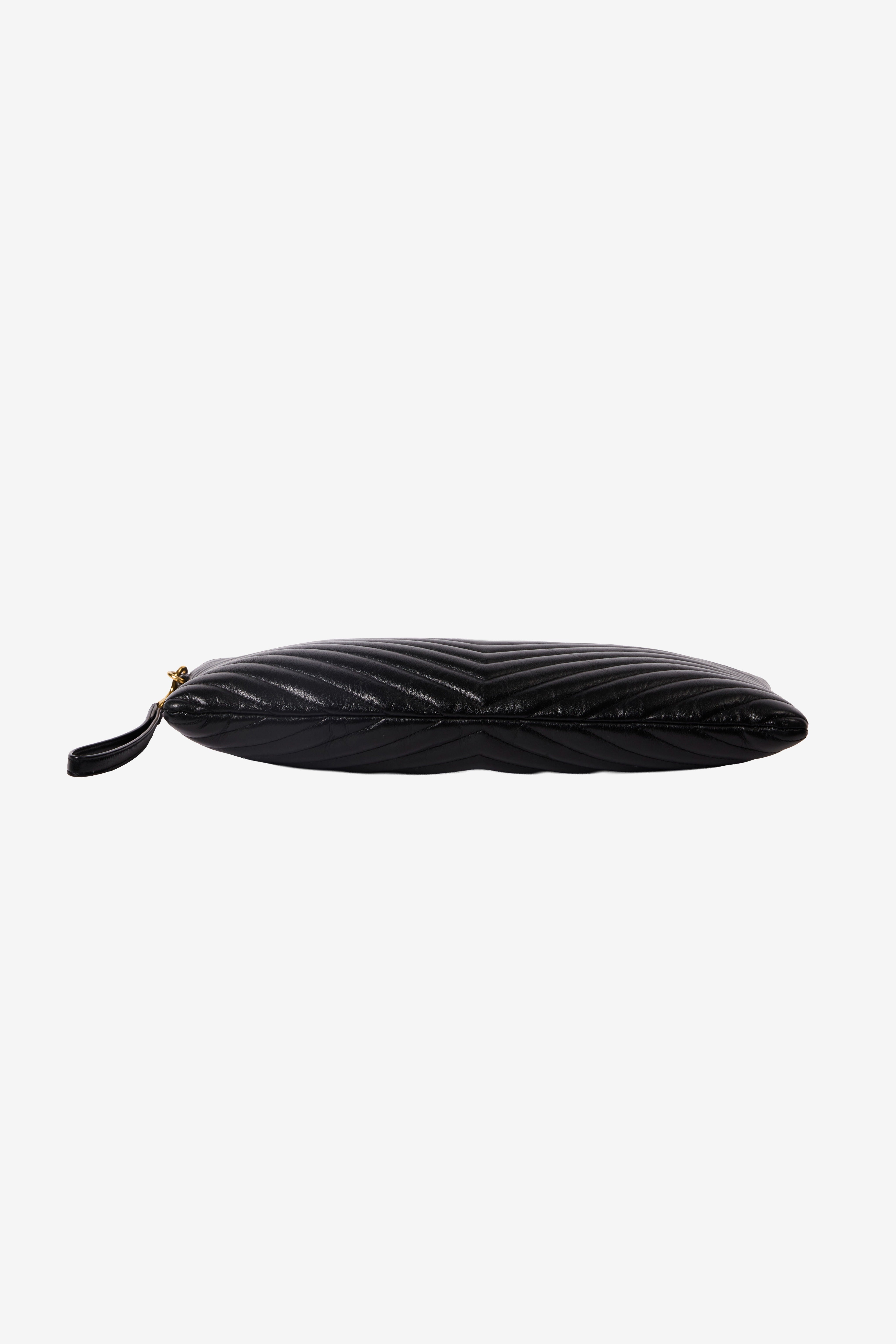 Cassandre Matelasse Medium Monogramme Clutch