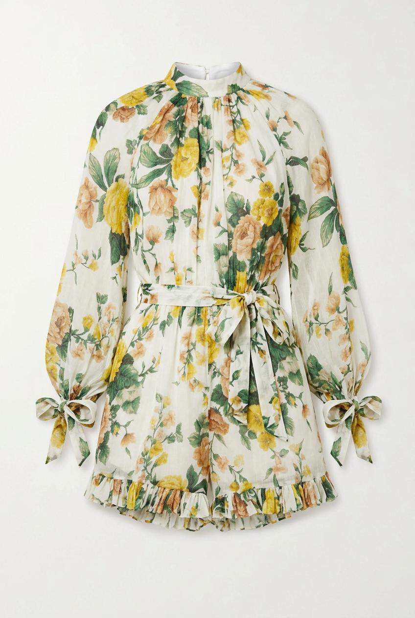 Floral Print Playsuit