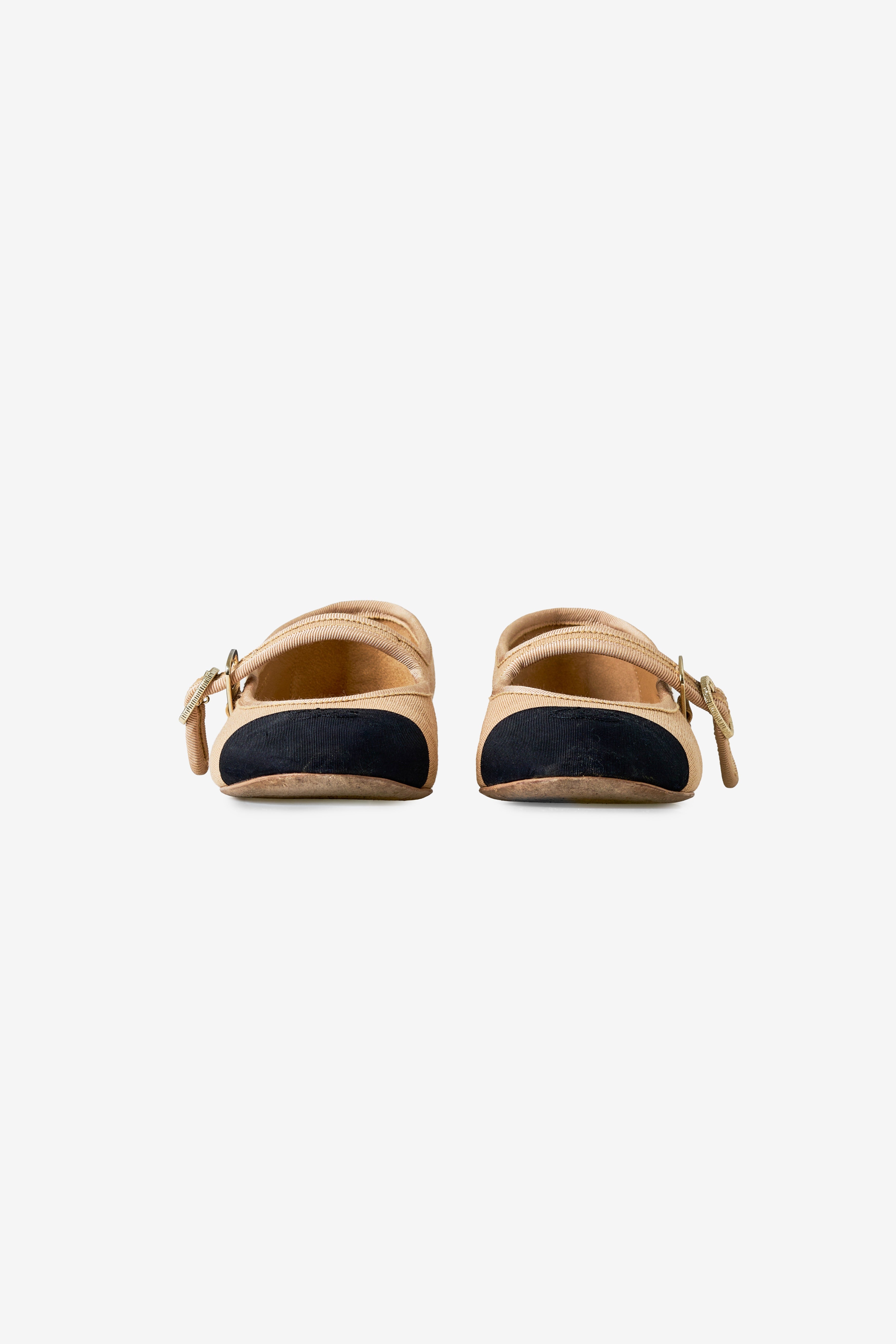 Chanel Canvas Mary Jane Flats