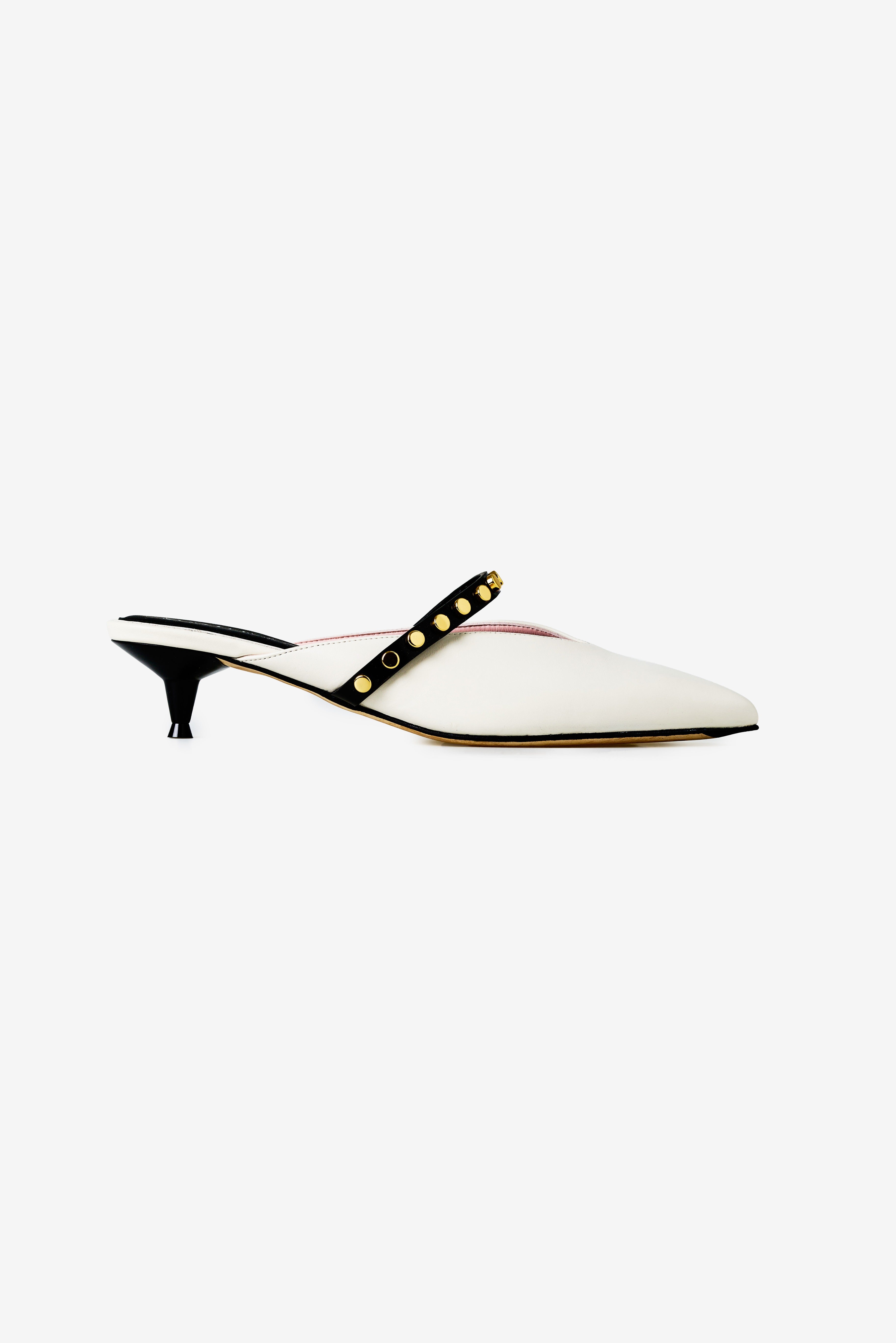 Studded Leather Mules