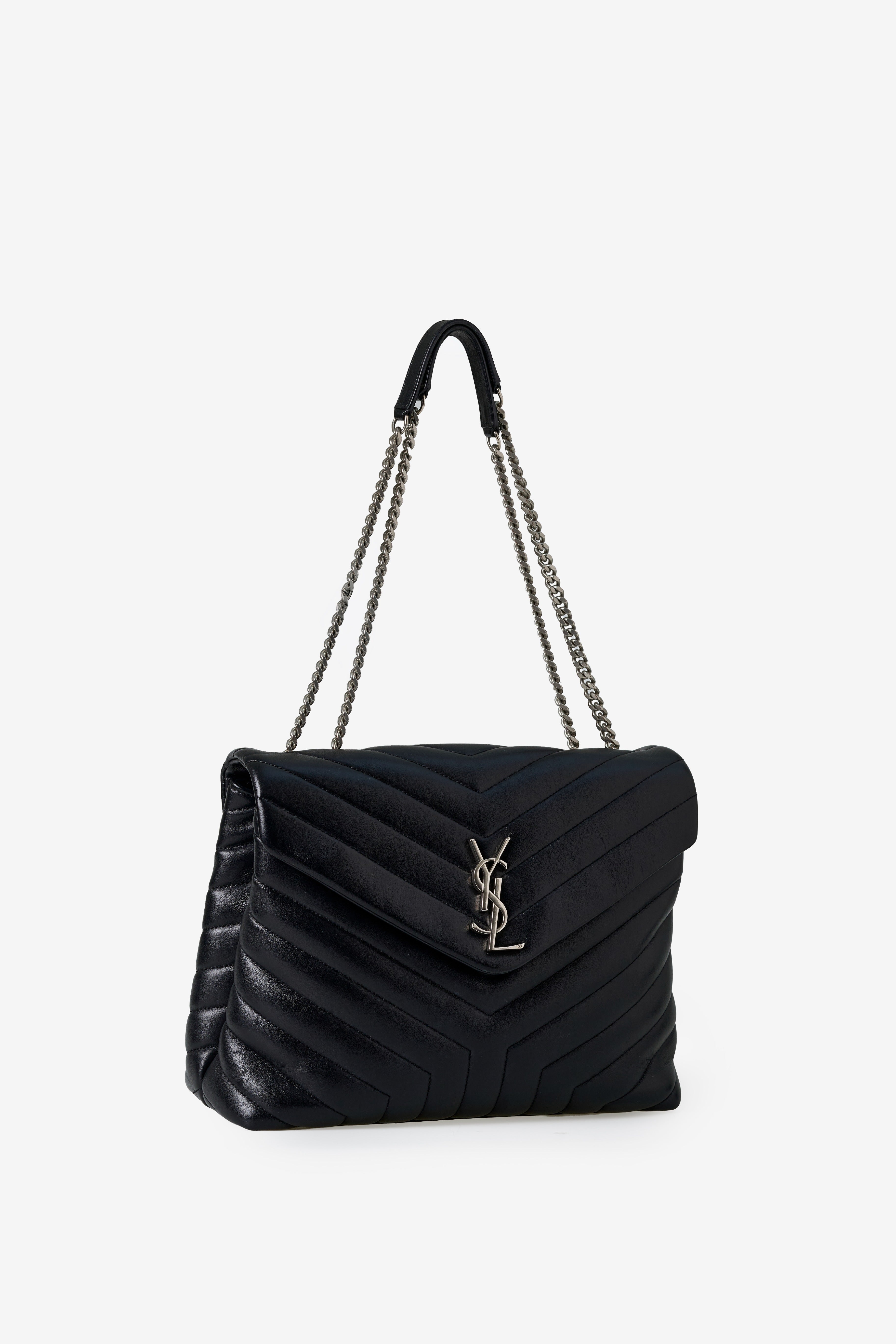 Loulou Large Leather Shoulder Bag