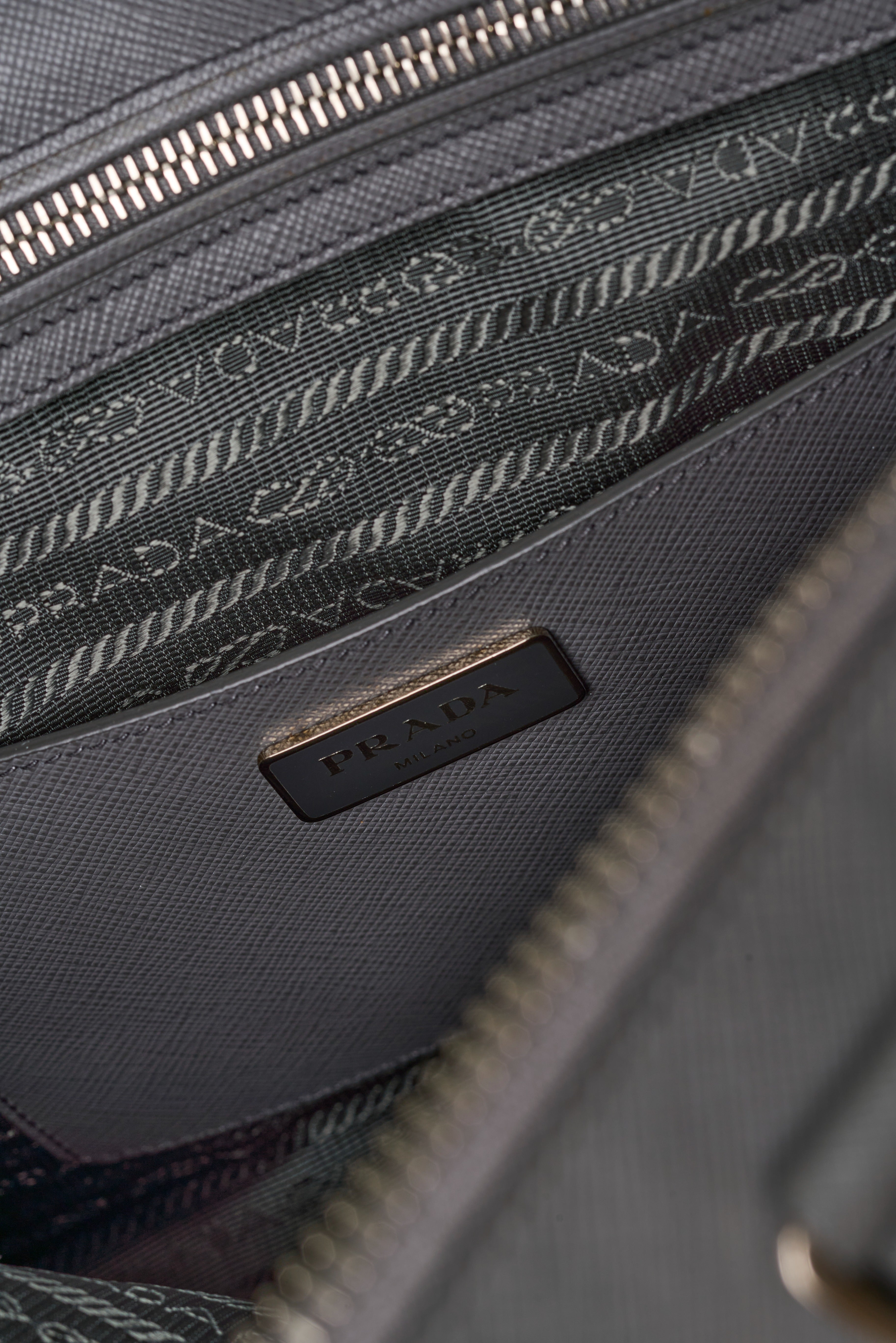 Large Saffiano Lux Promenade Satchel