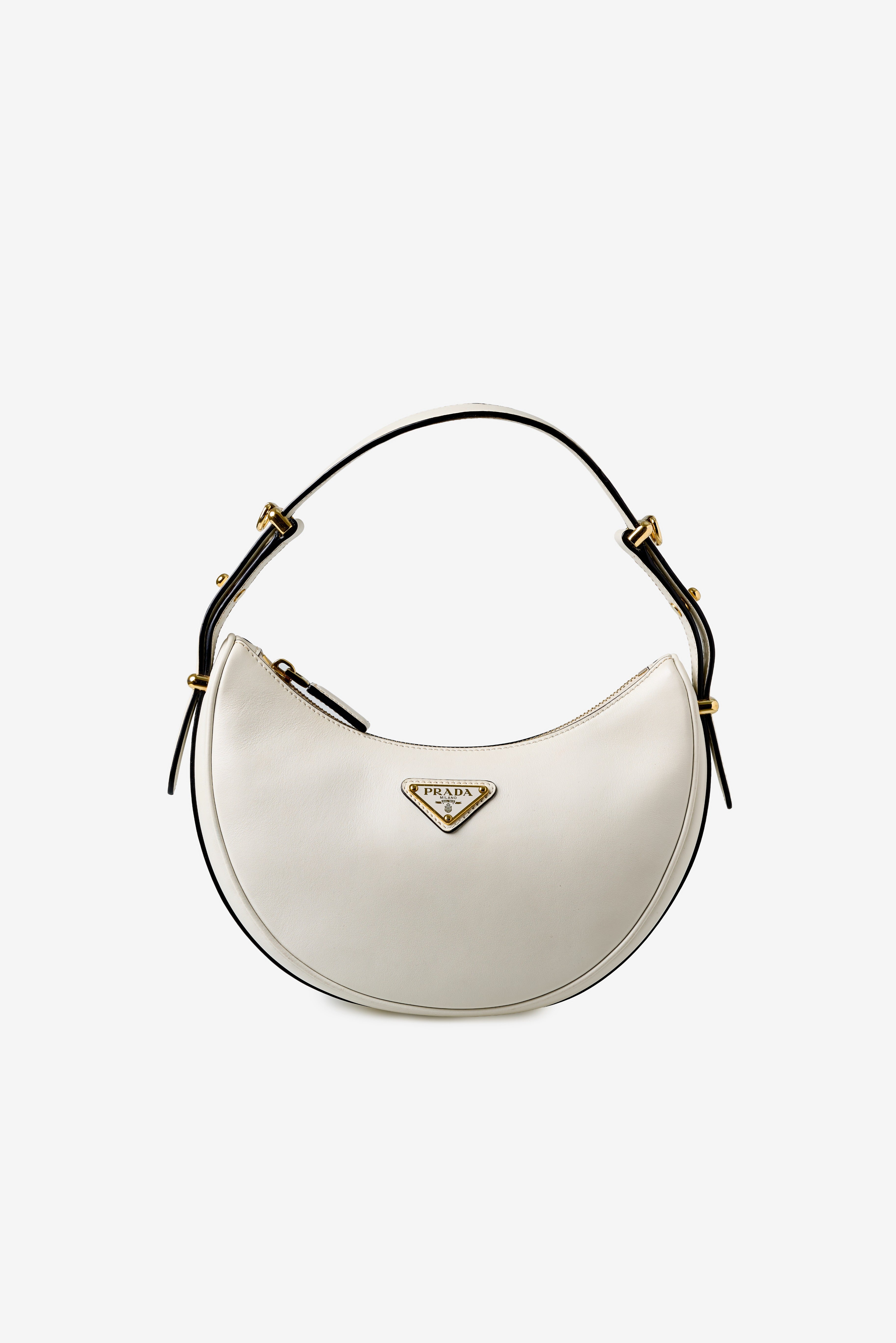 Arqué Small Leather Shoulder Bag