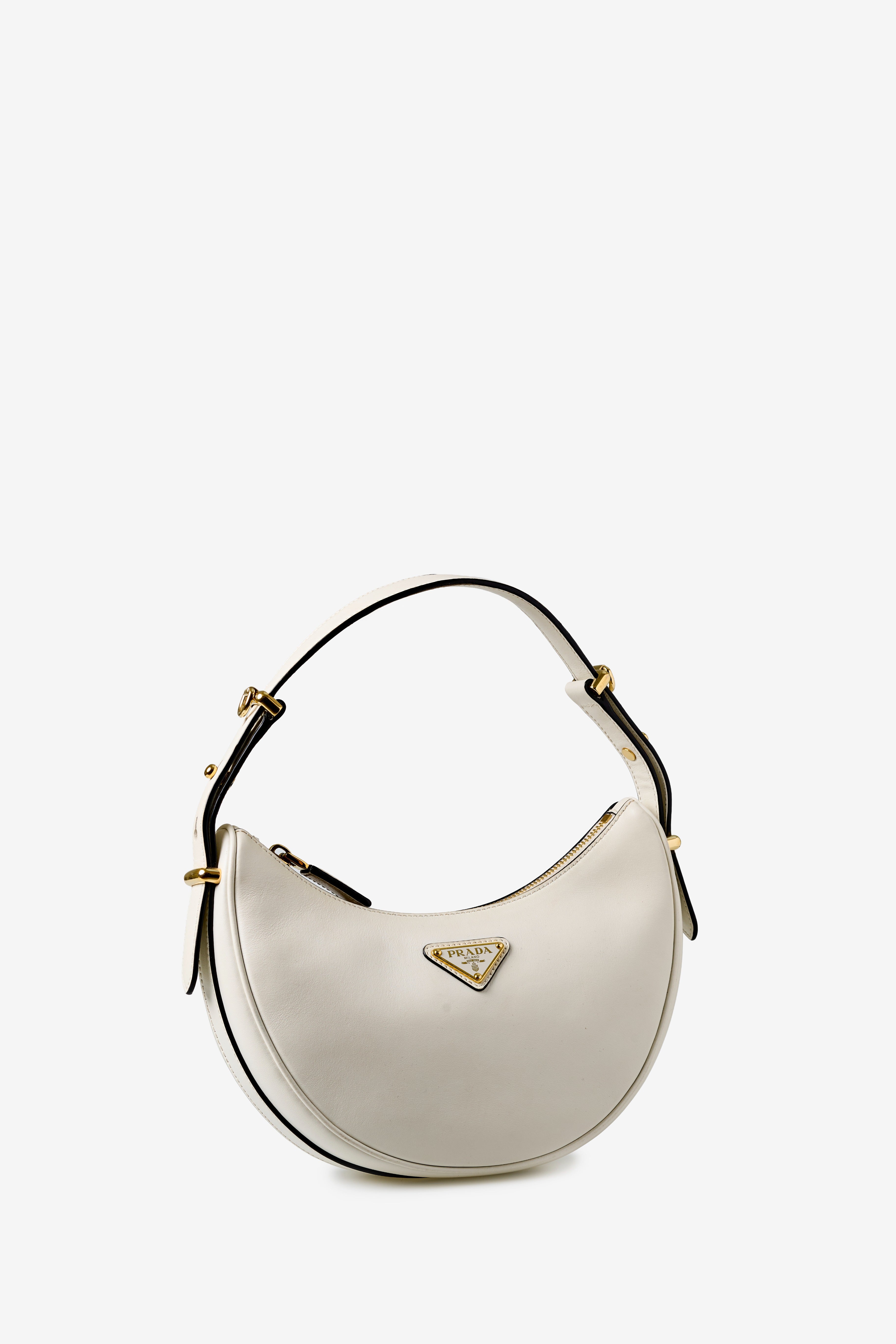 Arqué Small Leather Shoulder Bag