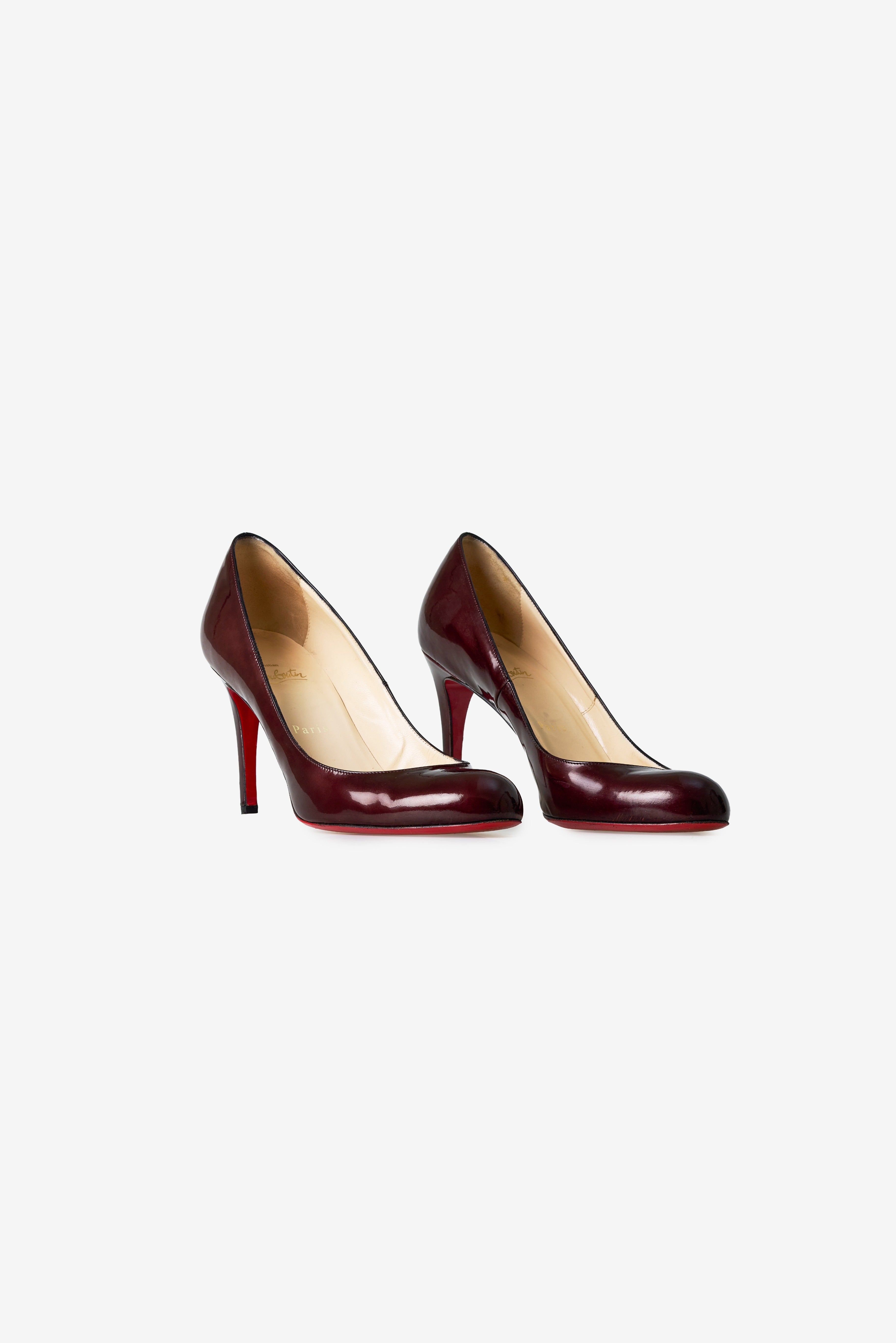 Burgundy Metallic Simple Pump