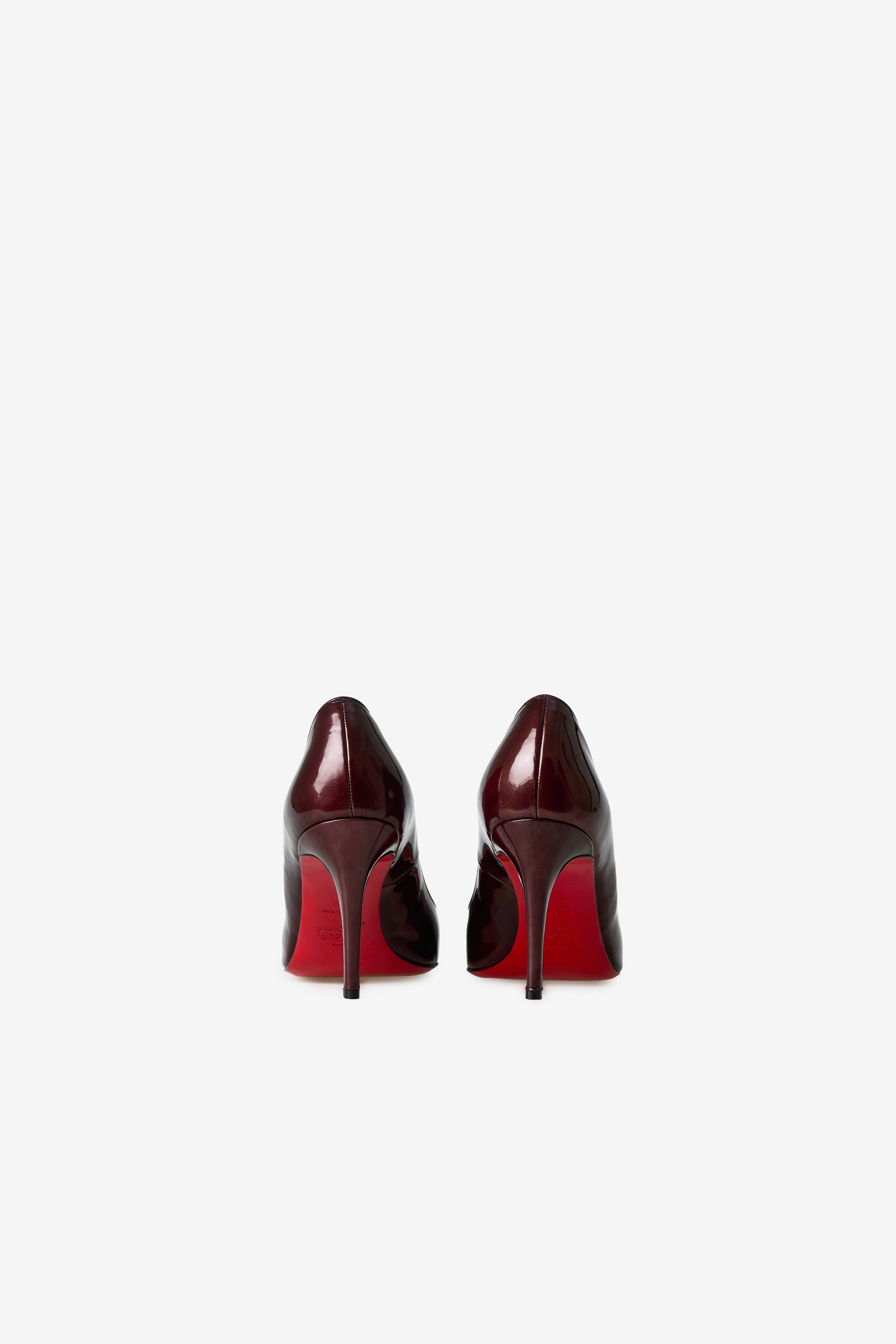 Burgundy Metallic Simple Pump