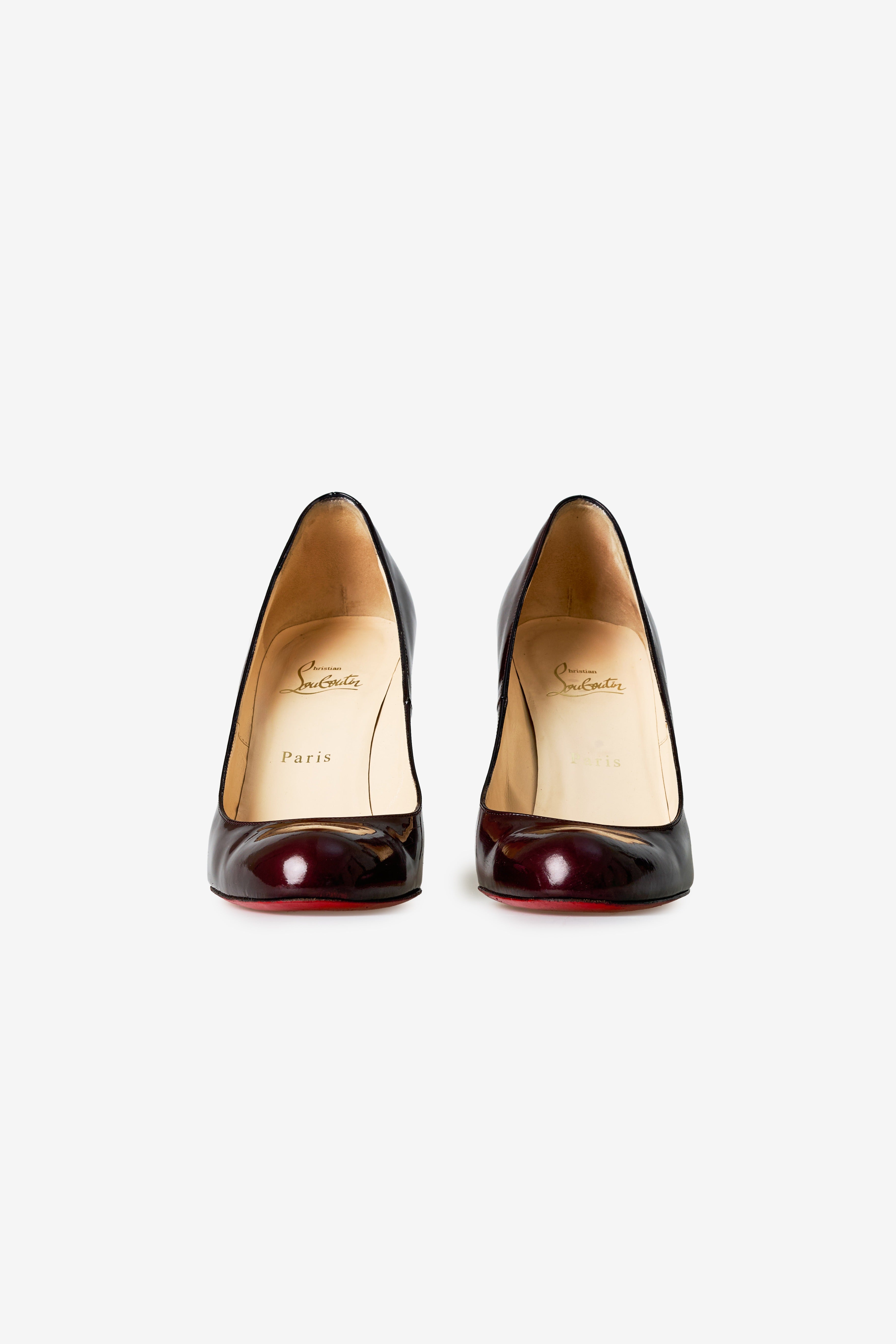 Burgundy Metallic Simple Pump