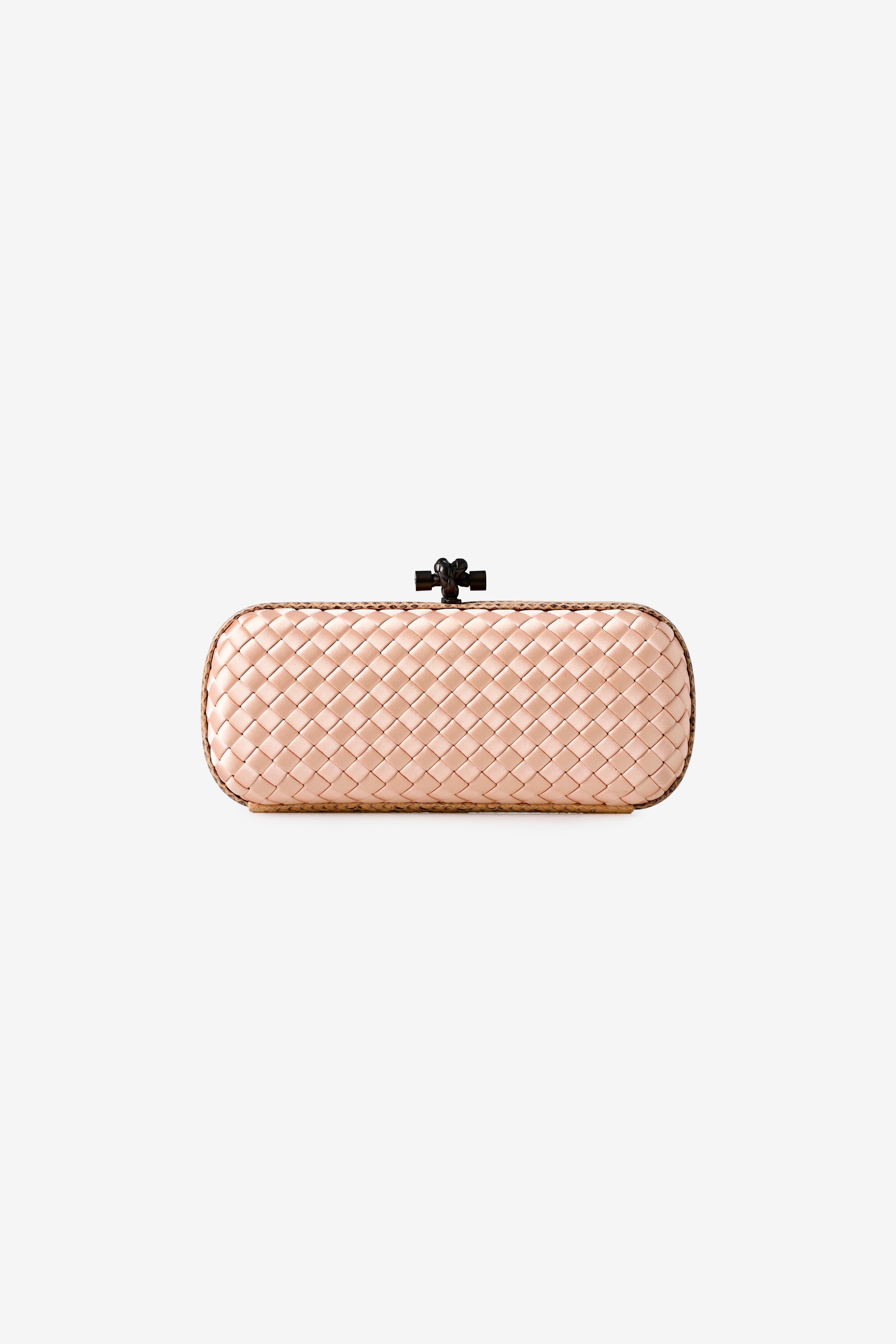 Intreccio Satin Knot Clutch