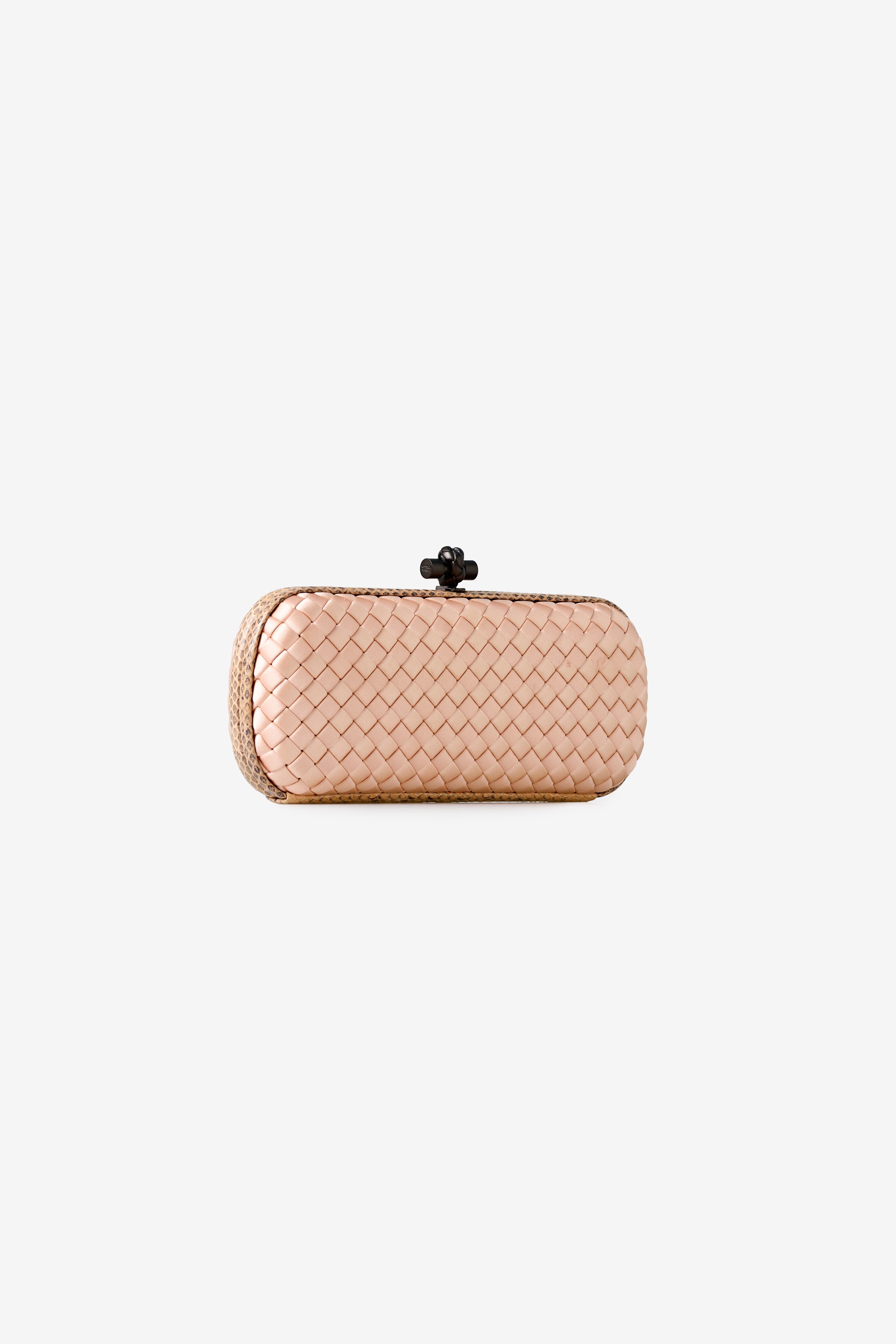 Intreccio Satin Knot Clutch
