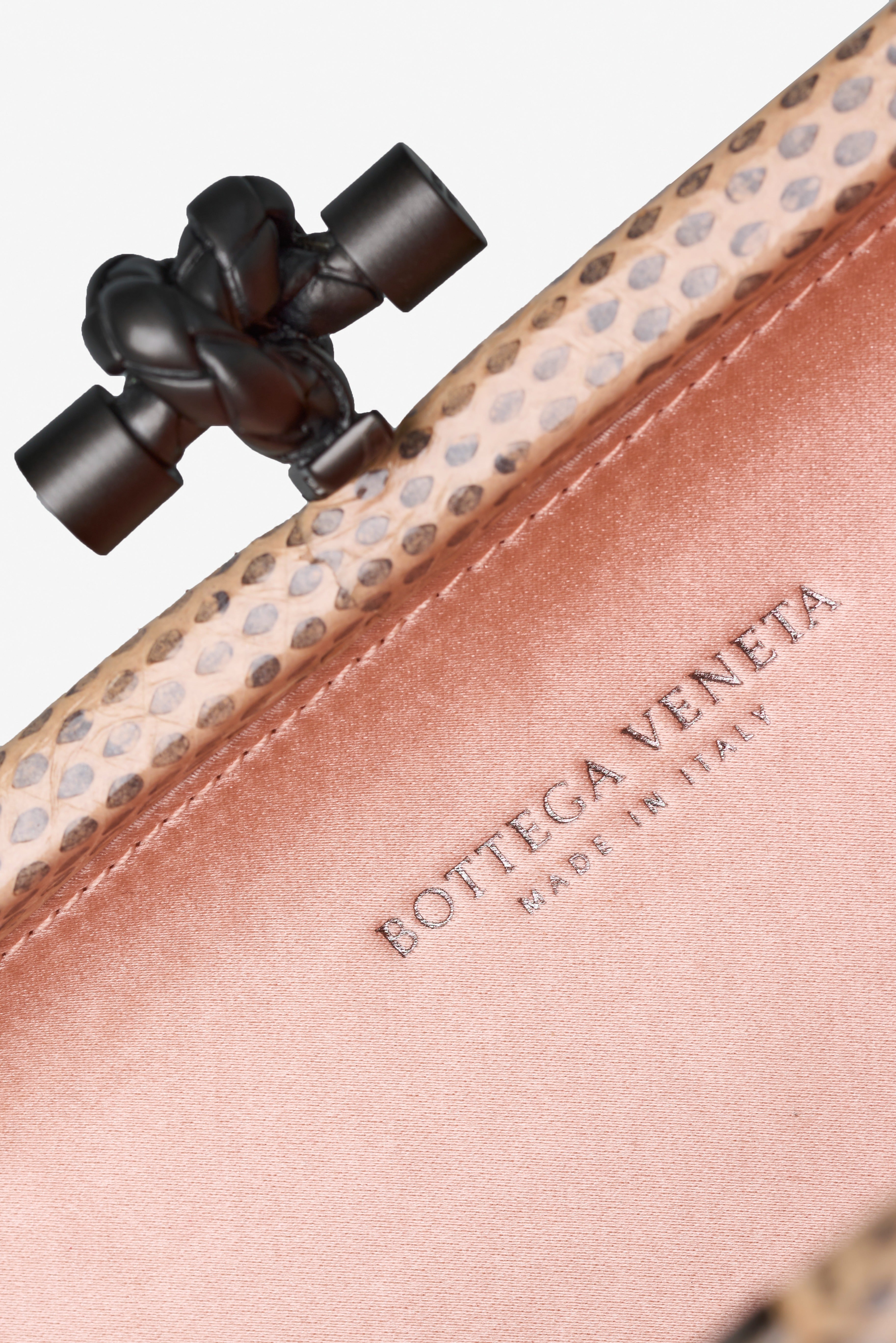Intreccio Satin Knot Clutch