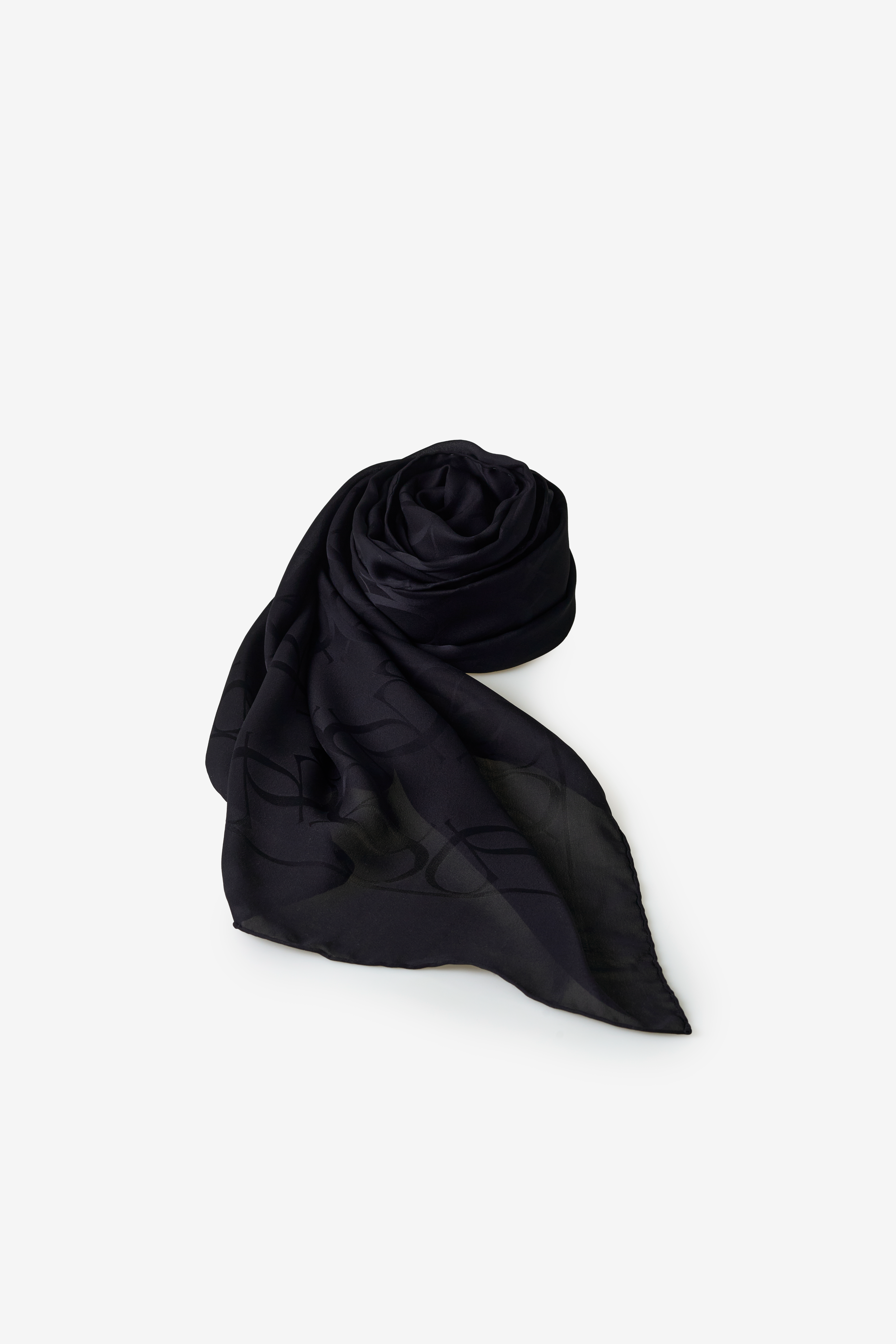 Elie Saab Monogram Silk Scarf