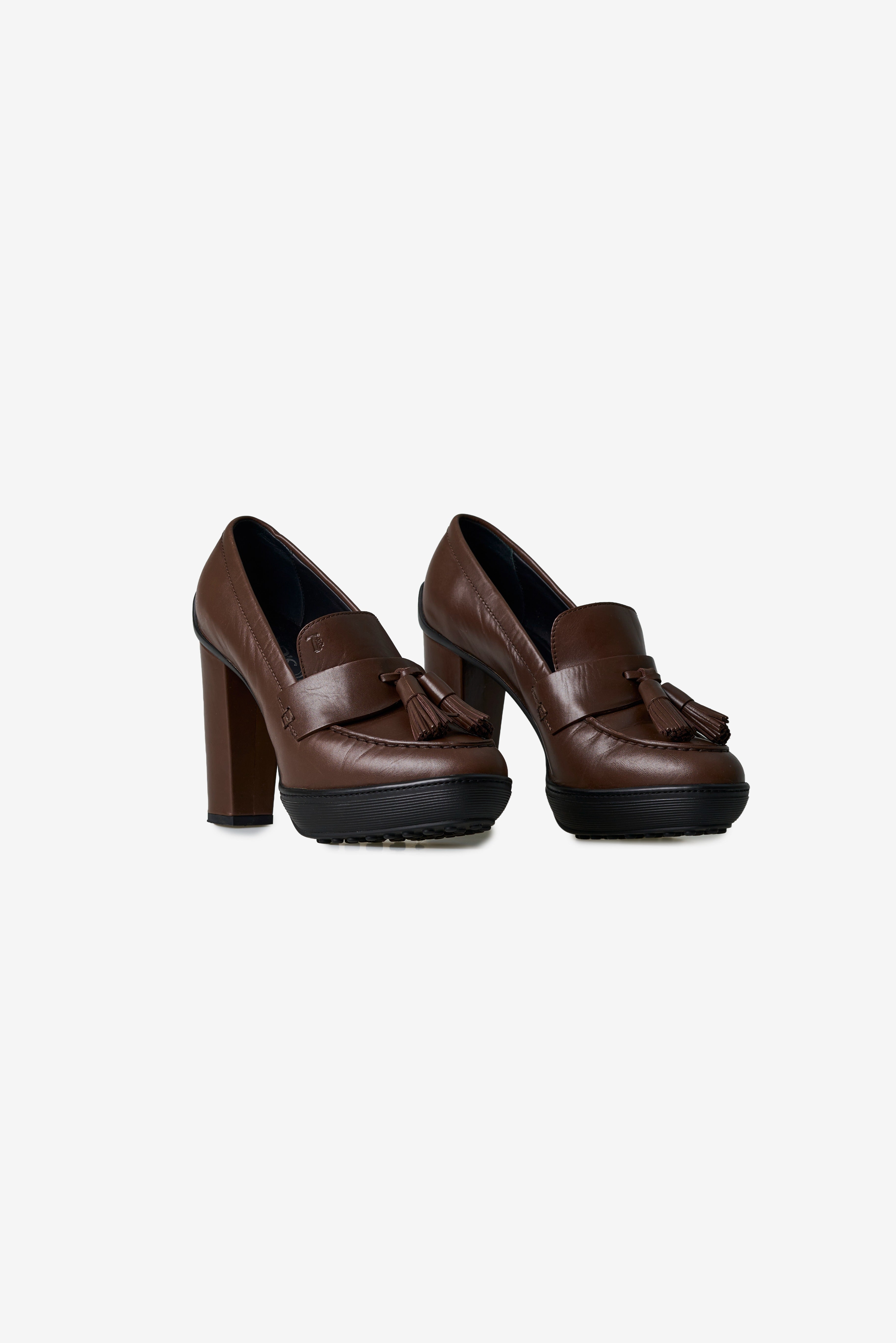 Tassel Platform Loafer Pumps