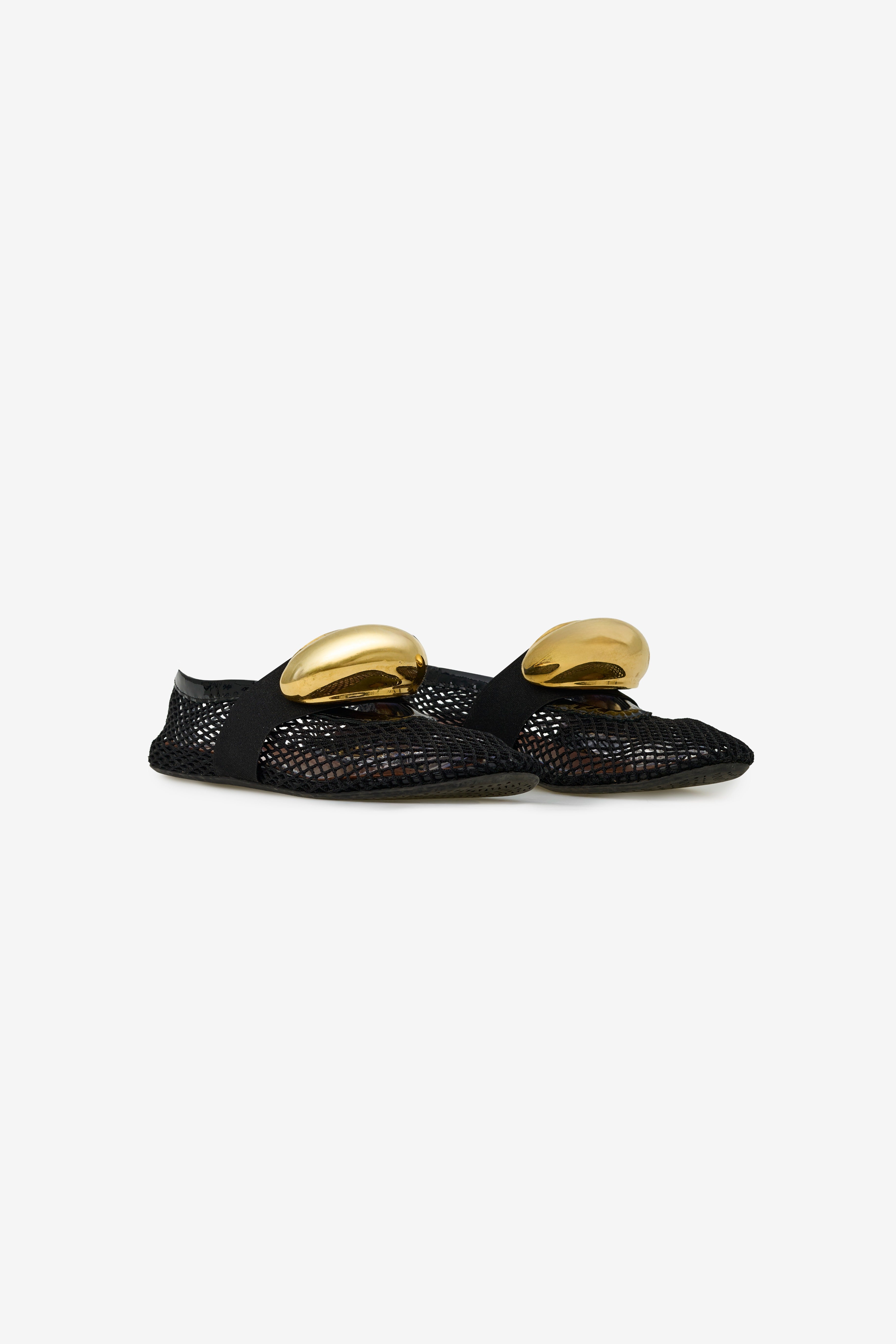 Mesh Mary Jane Flats