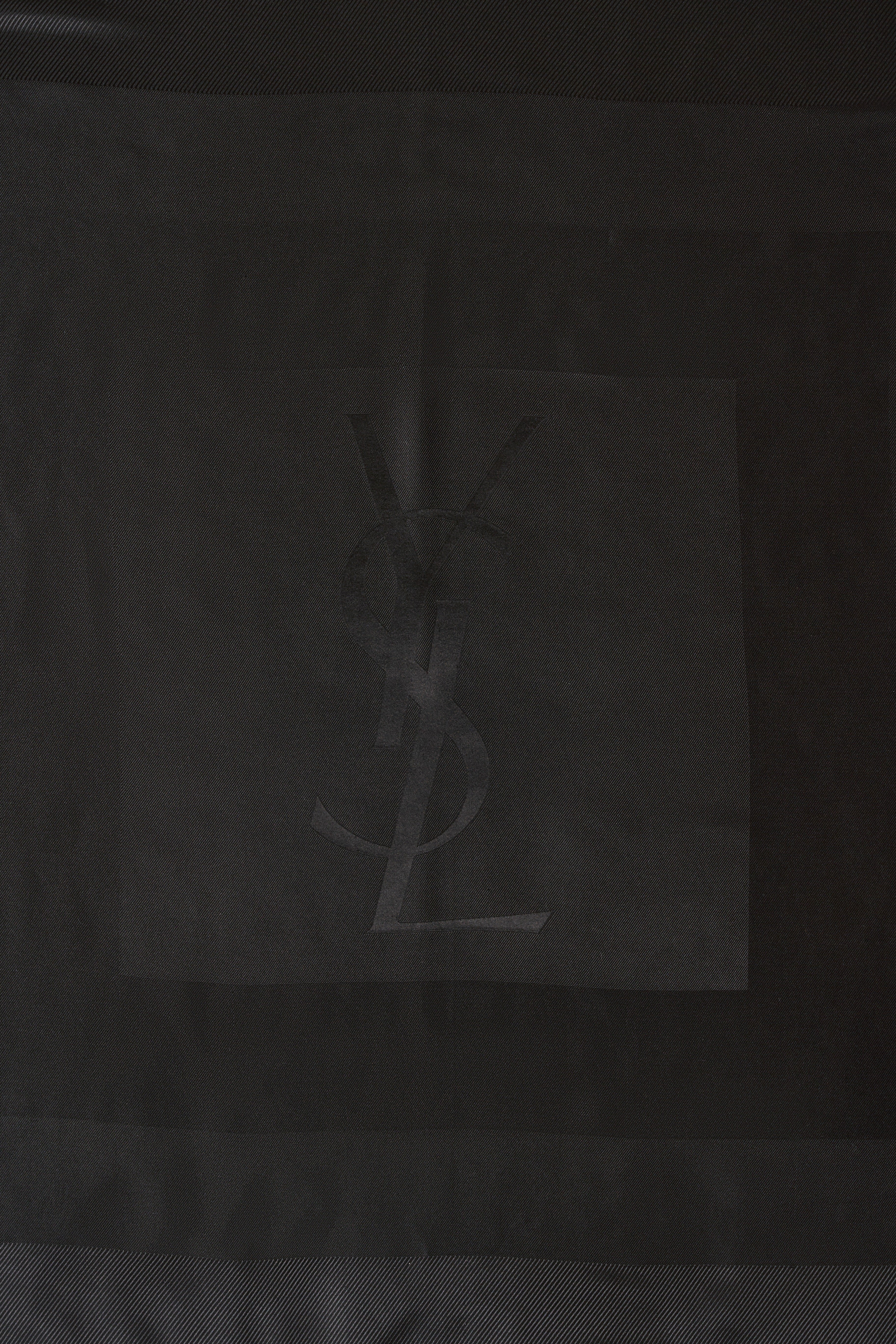 YSL Concentric Square Silk Scarf