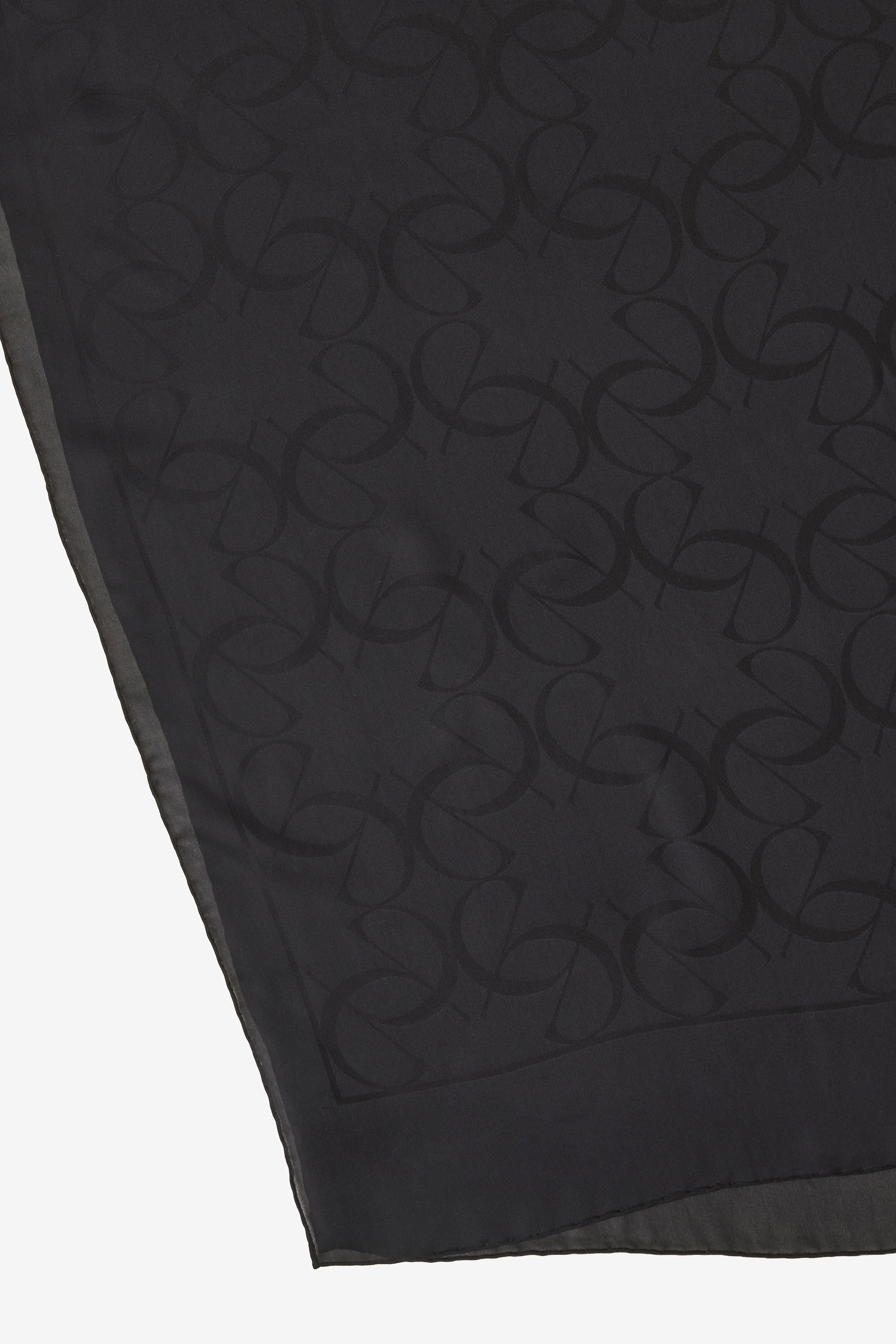 Elie Saab Monogram Silk Scarf