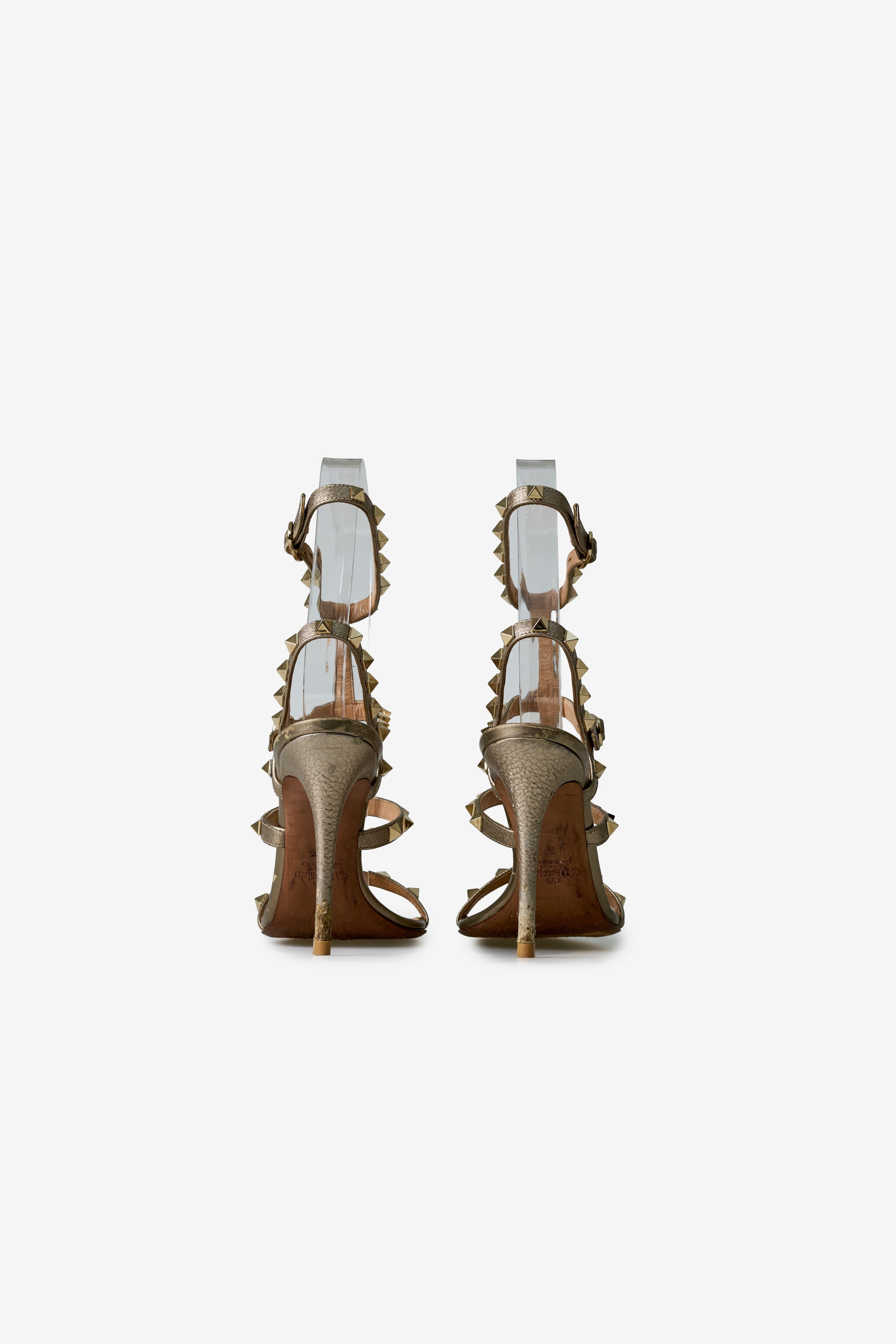 Rockstud Metallic Sandals