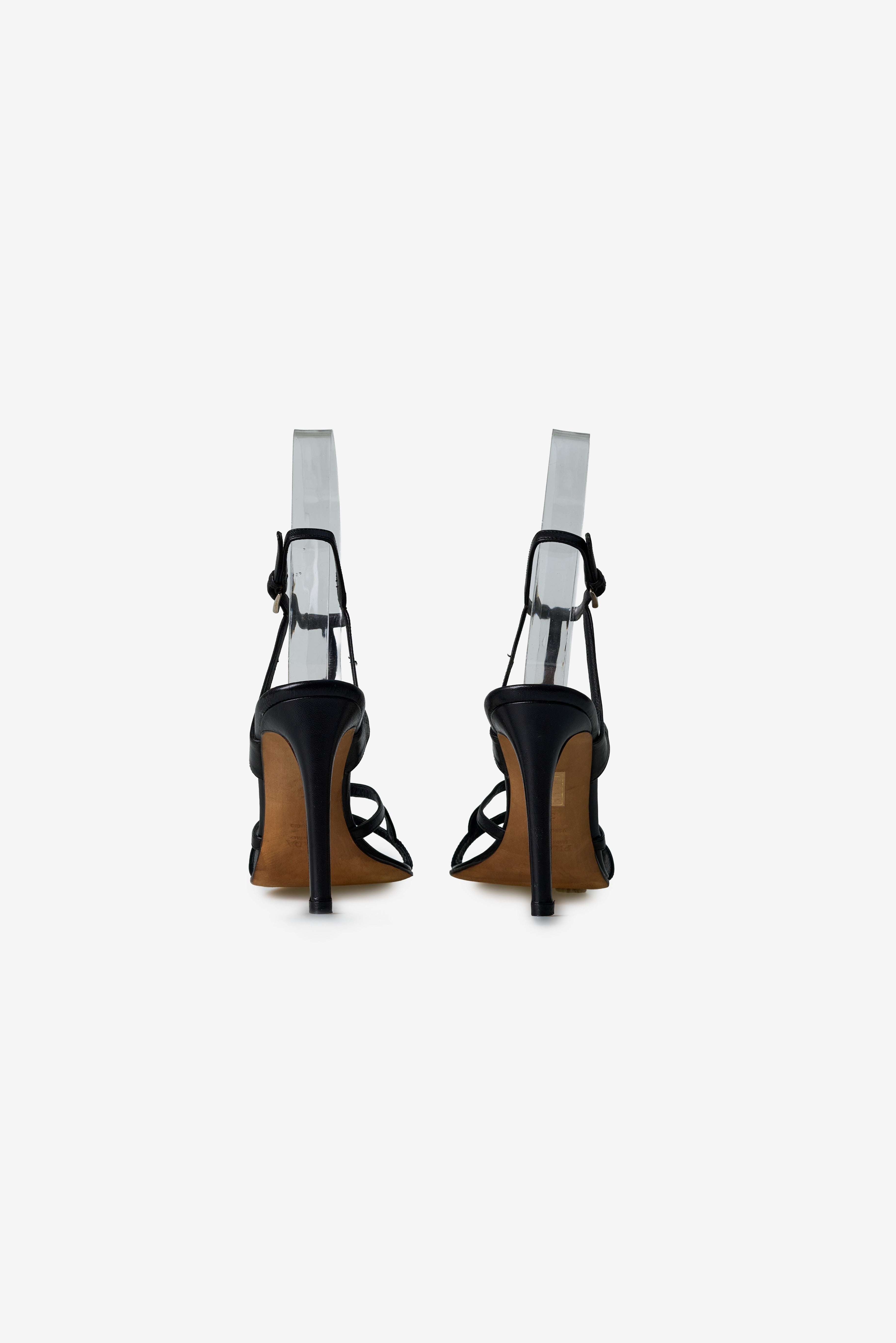 Leather High Heel Sandals