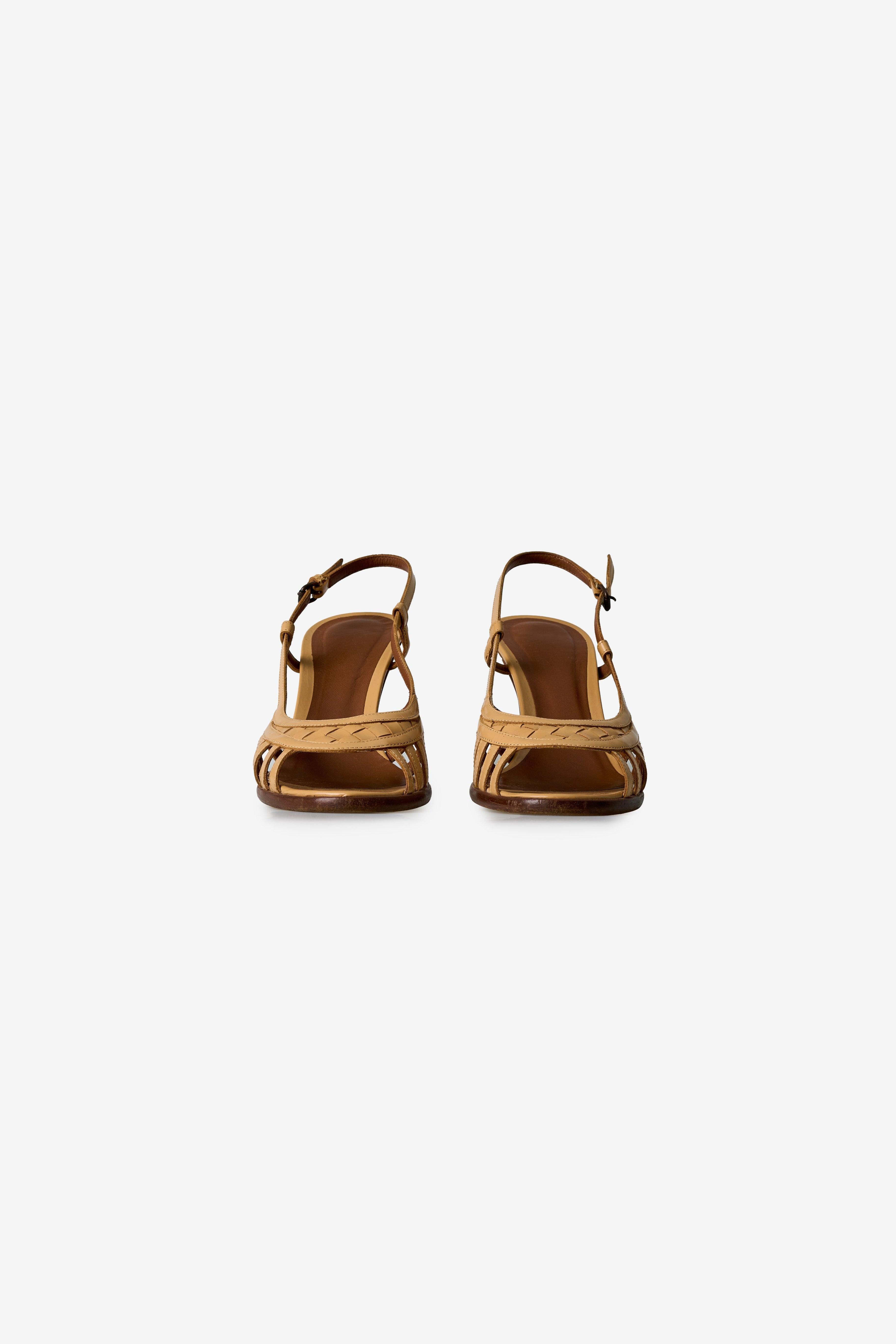 Bottega Veneta Intrecciato Cage Slingback