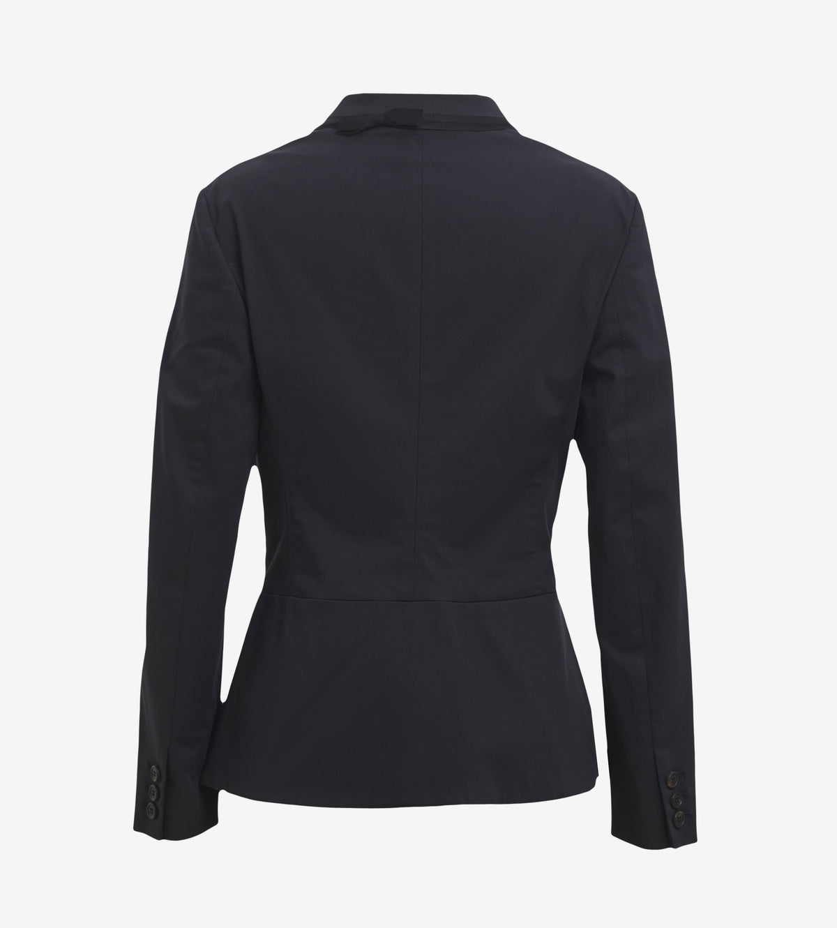Navy Blue Three-Button Tailored Blazer