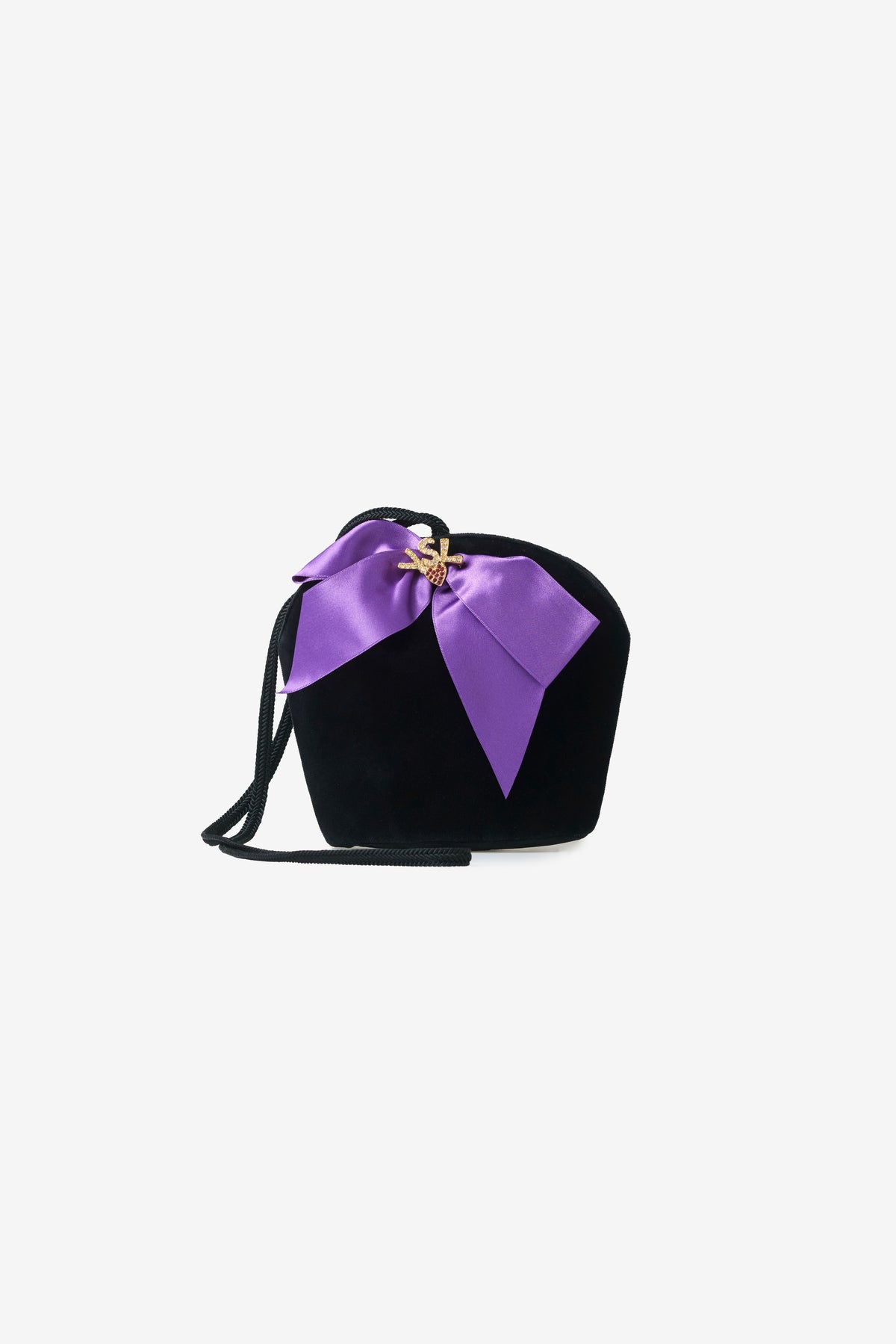 Vintage Velvet Drawstring Evening Pouch