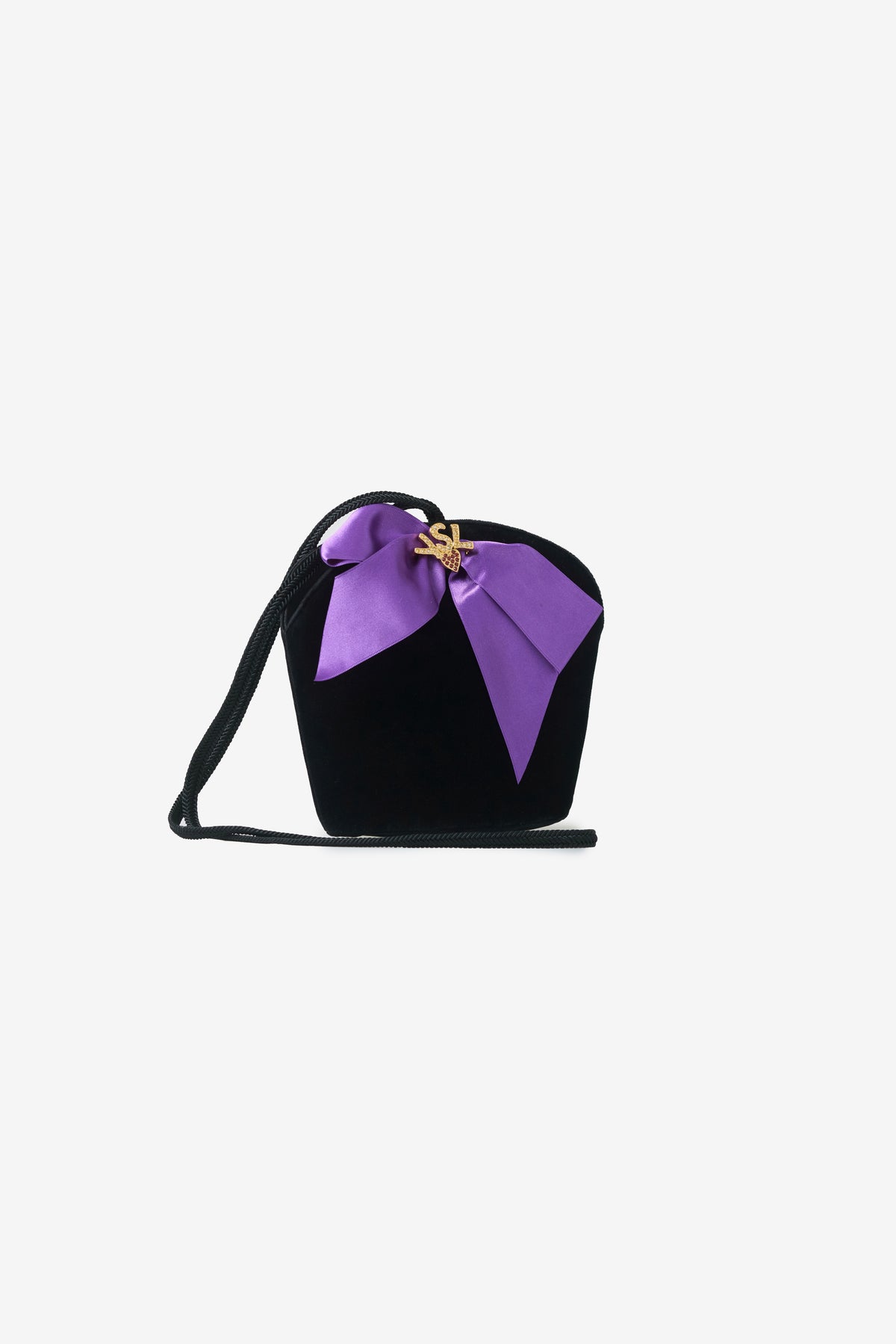 Vintage Velvet Drawstring Evening Pouch