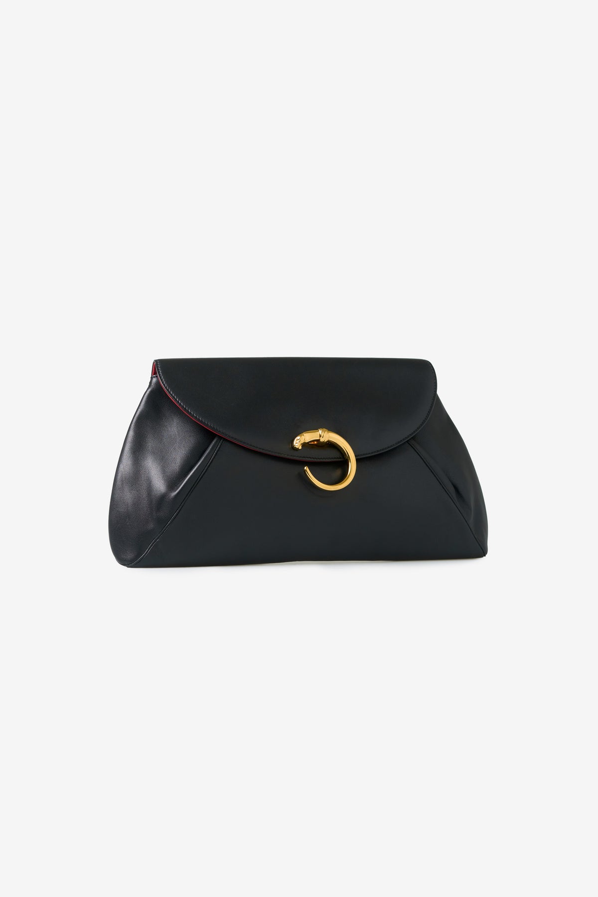 Cartier Vintage Panthère Leather Clutch Bag (Circa 1990)