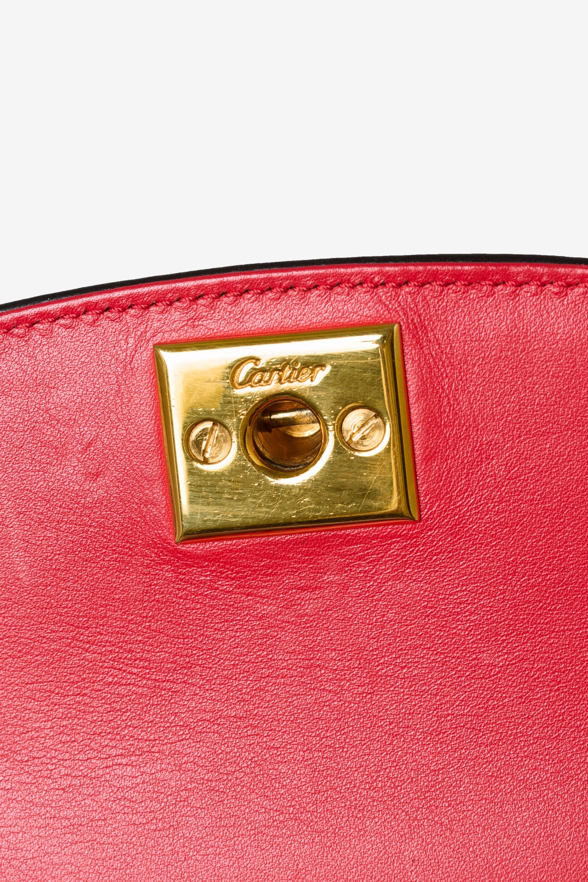 Cartier Vintage Panthère Leather Clutch Bag (Circa 1990)